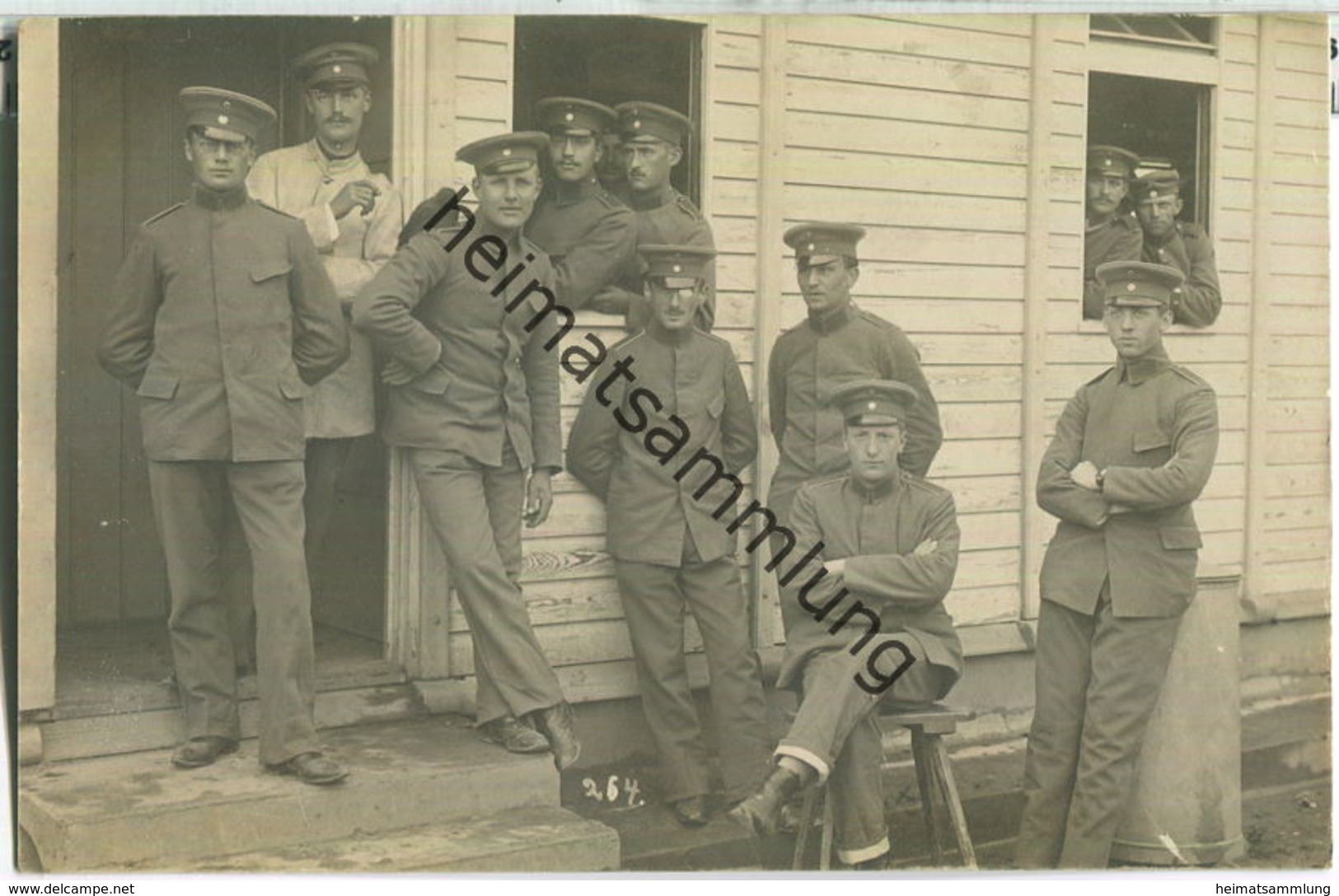 Soldaten Im Lager Hammelburg - Foto-Ansichtskarte - Grüsse Aus Dem Lager - Hammelburg