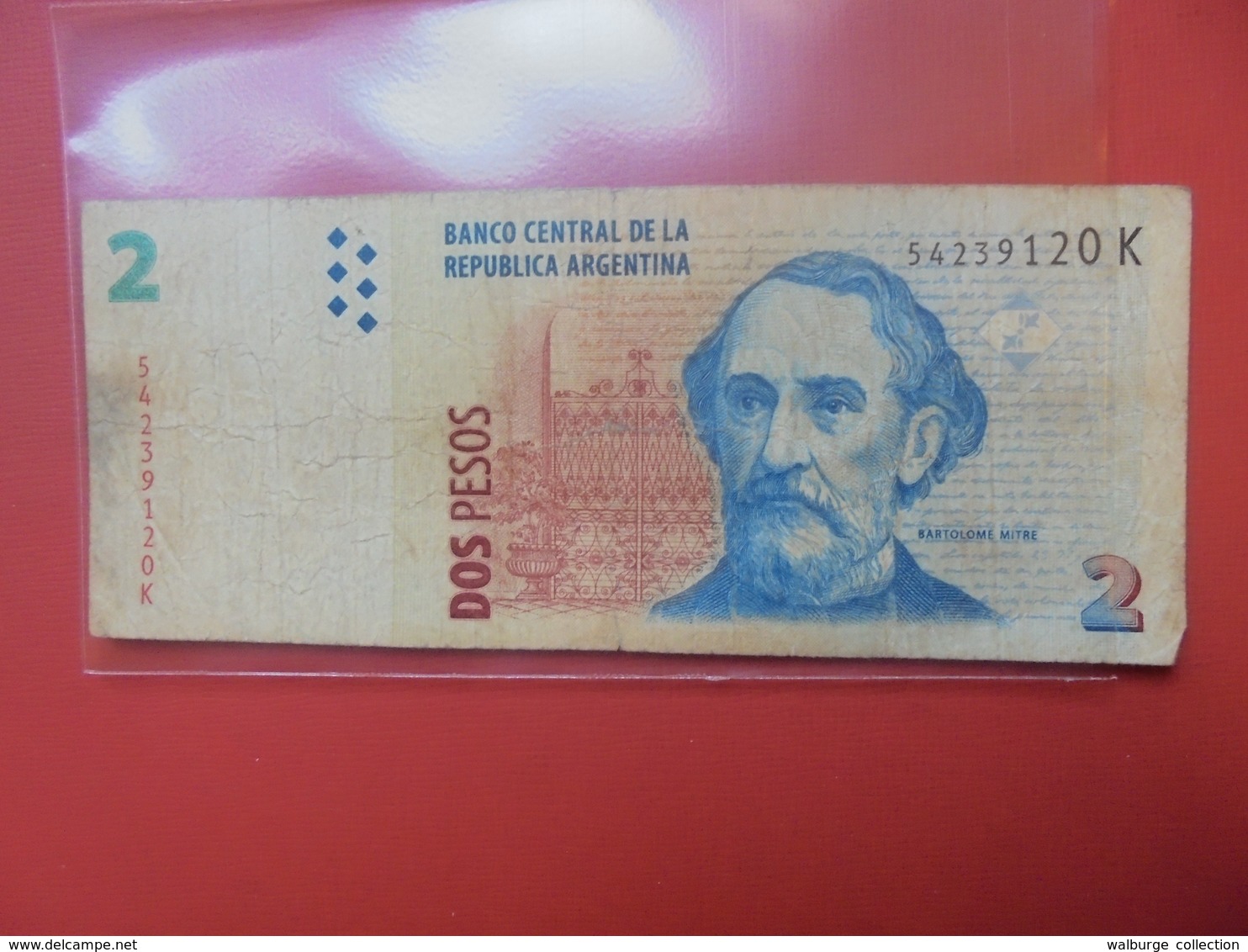 ARGENTINE 2 PESOS CIRCULER - Argentine