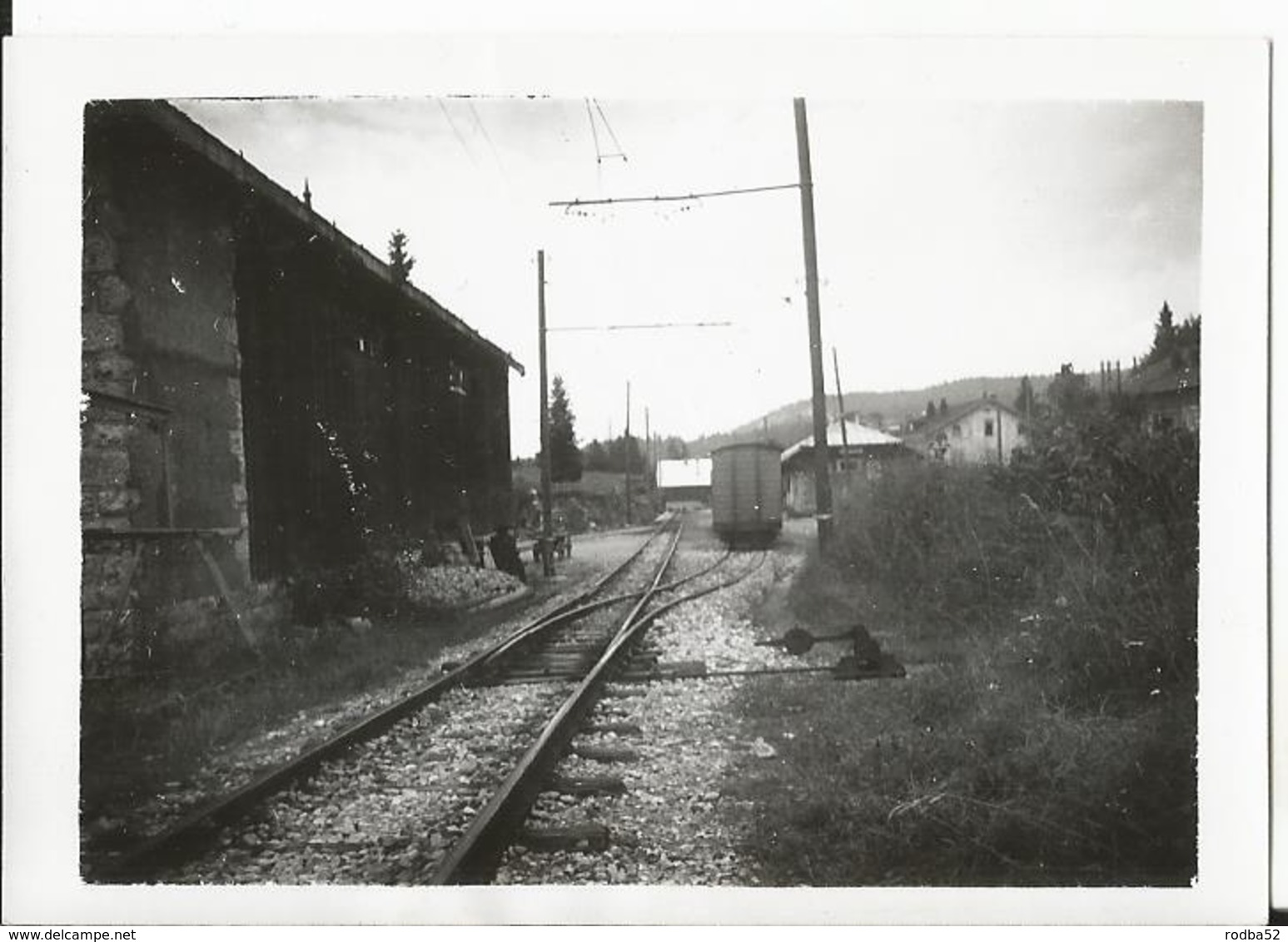 Photo - Les Rousses - Jura - Gare Des Rousses - Tirage Des Années 50 - Trains