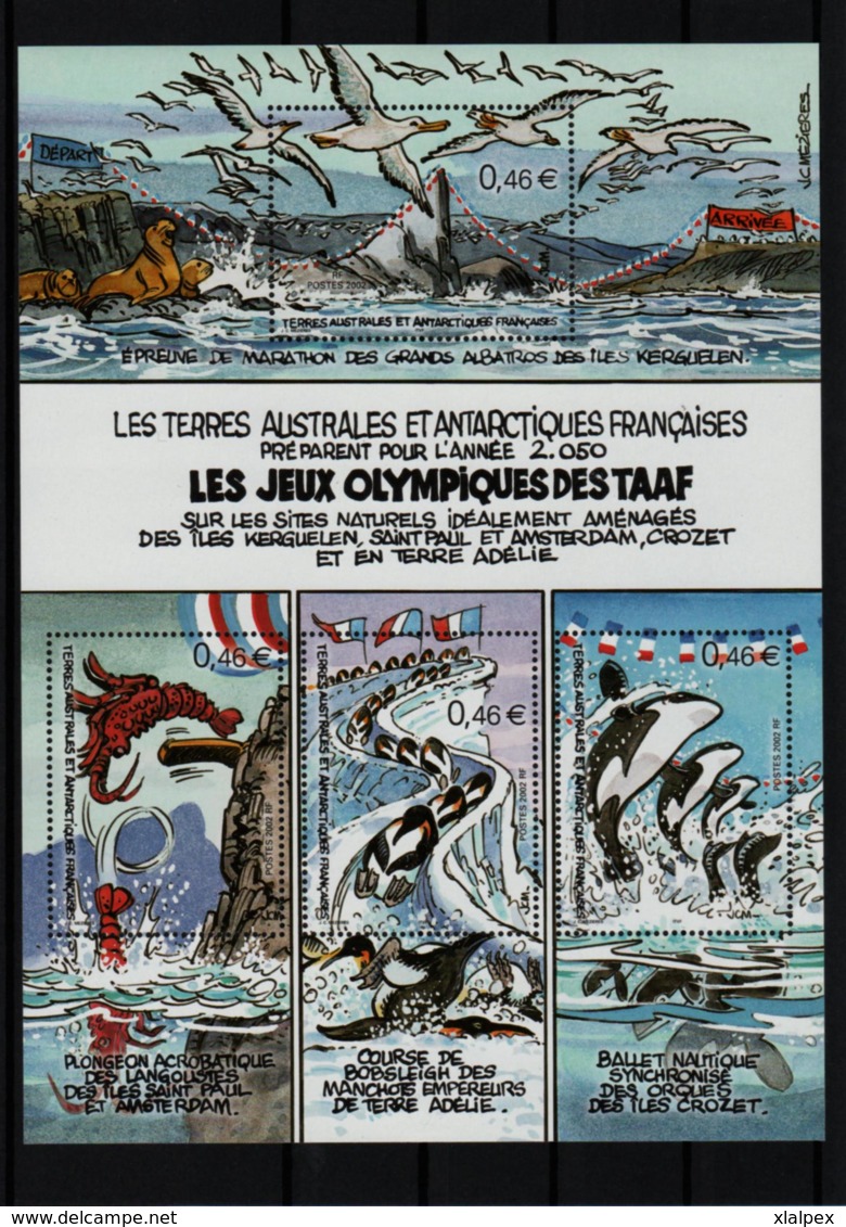 TAAF Année Complète 2002 Timbres Neufs ** - Années Complètes