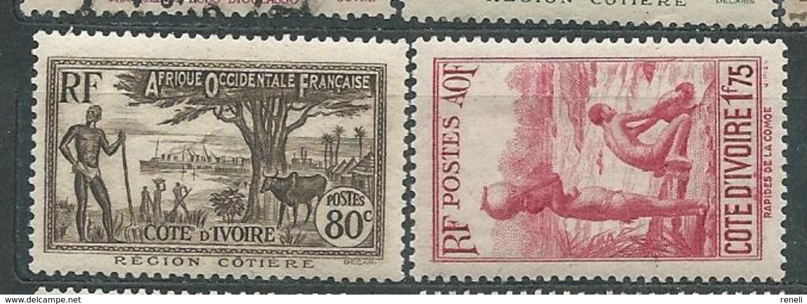 COTE D'IVOIRE  N°  122A+127  *  TB - Neufs