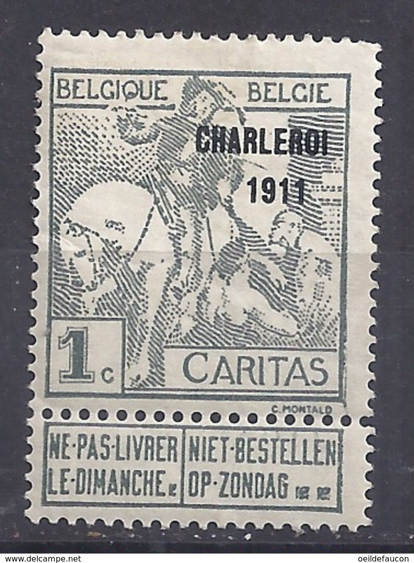 BELGIQUE - COB - 100* - 1910-1911 Caritas