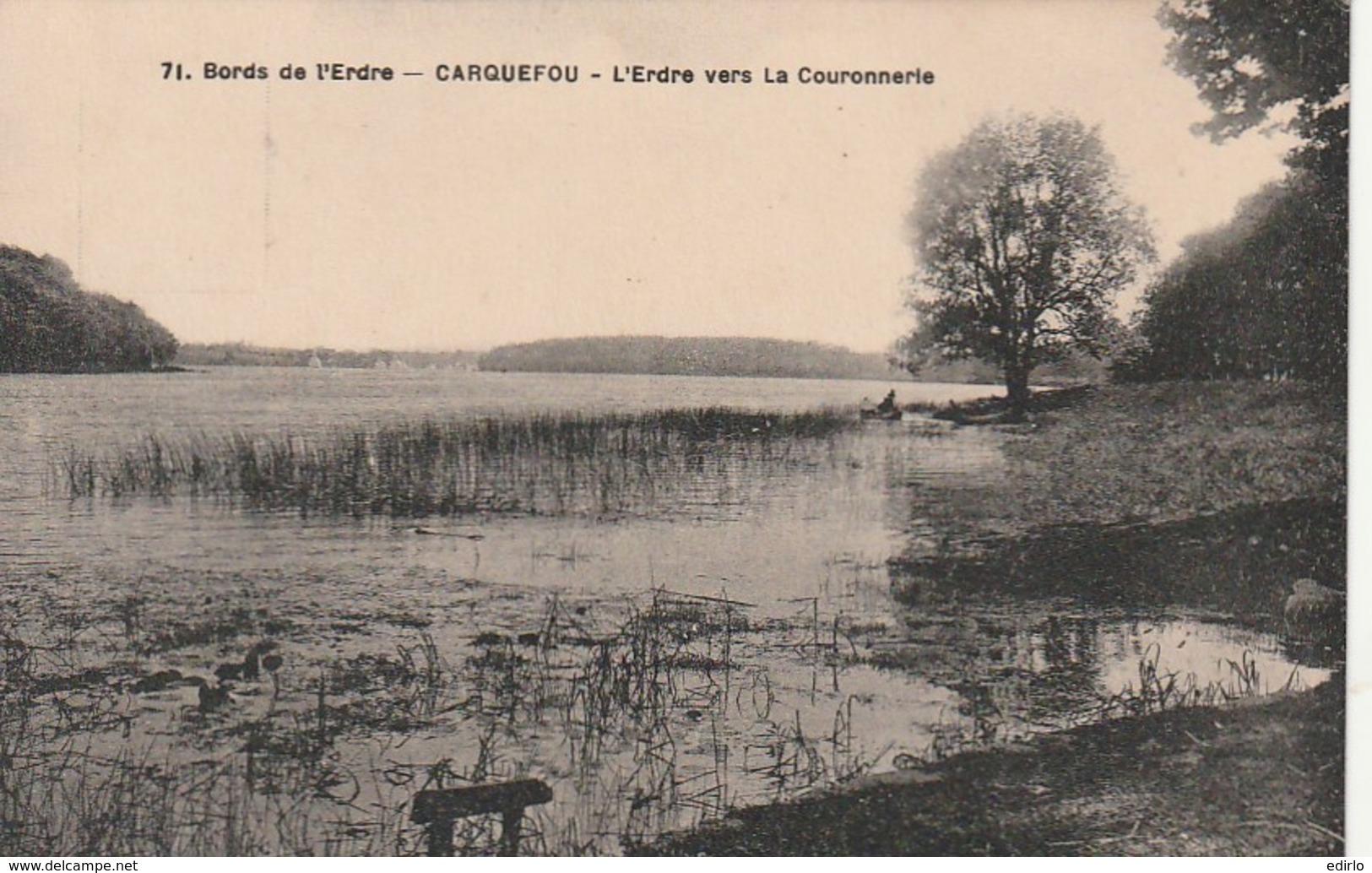 *** 44  ***  CARQUEFOU L'Erdre Vers La Couronnerie - écrite Excellent état - Carquefou