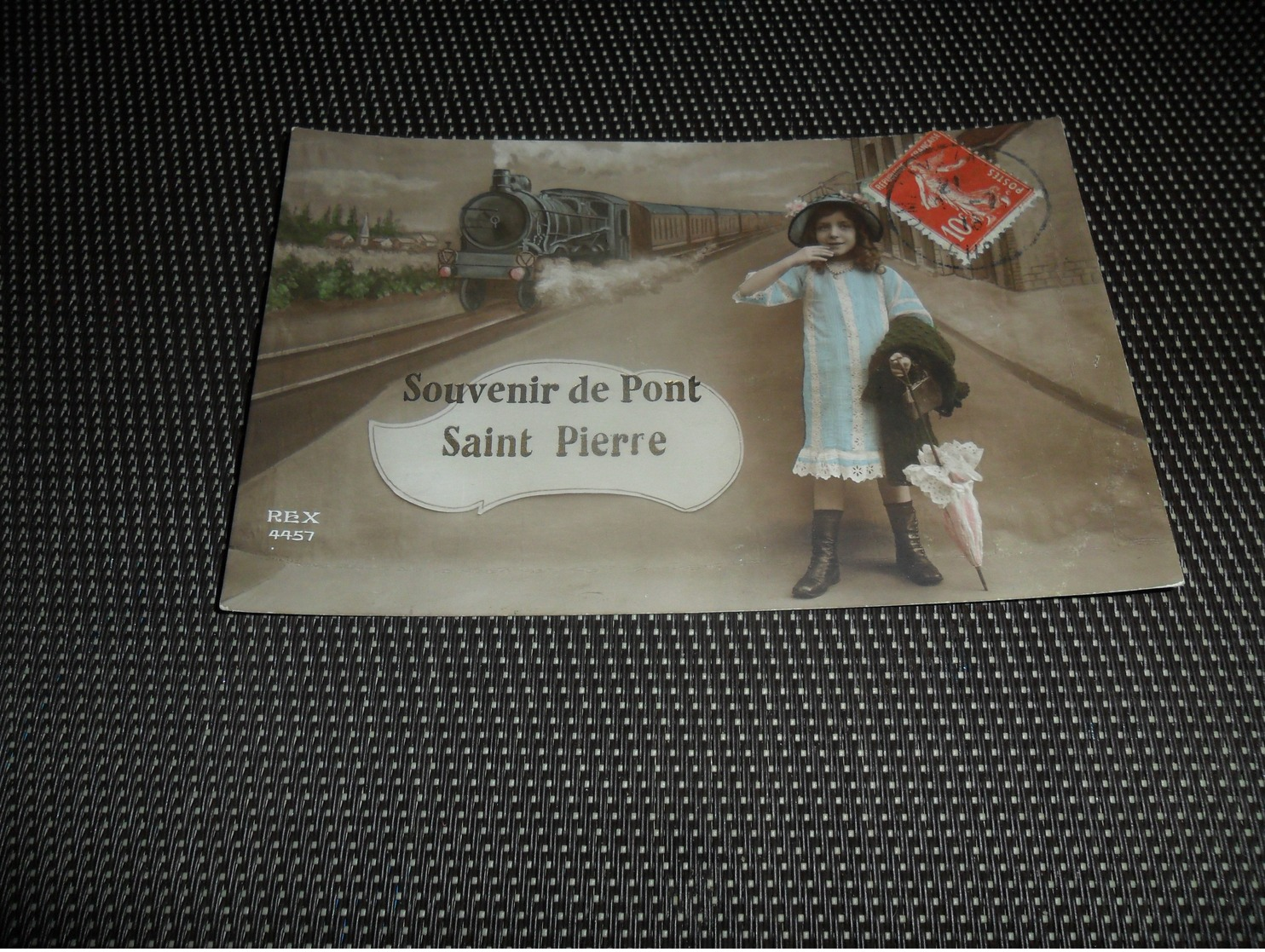 France  Souvenir De Pont Saint Pierre  Train - Autres & Non Classés