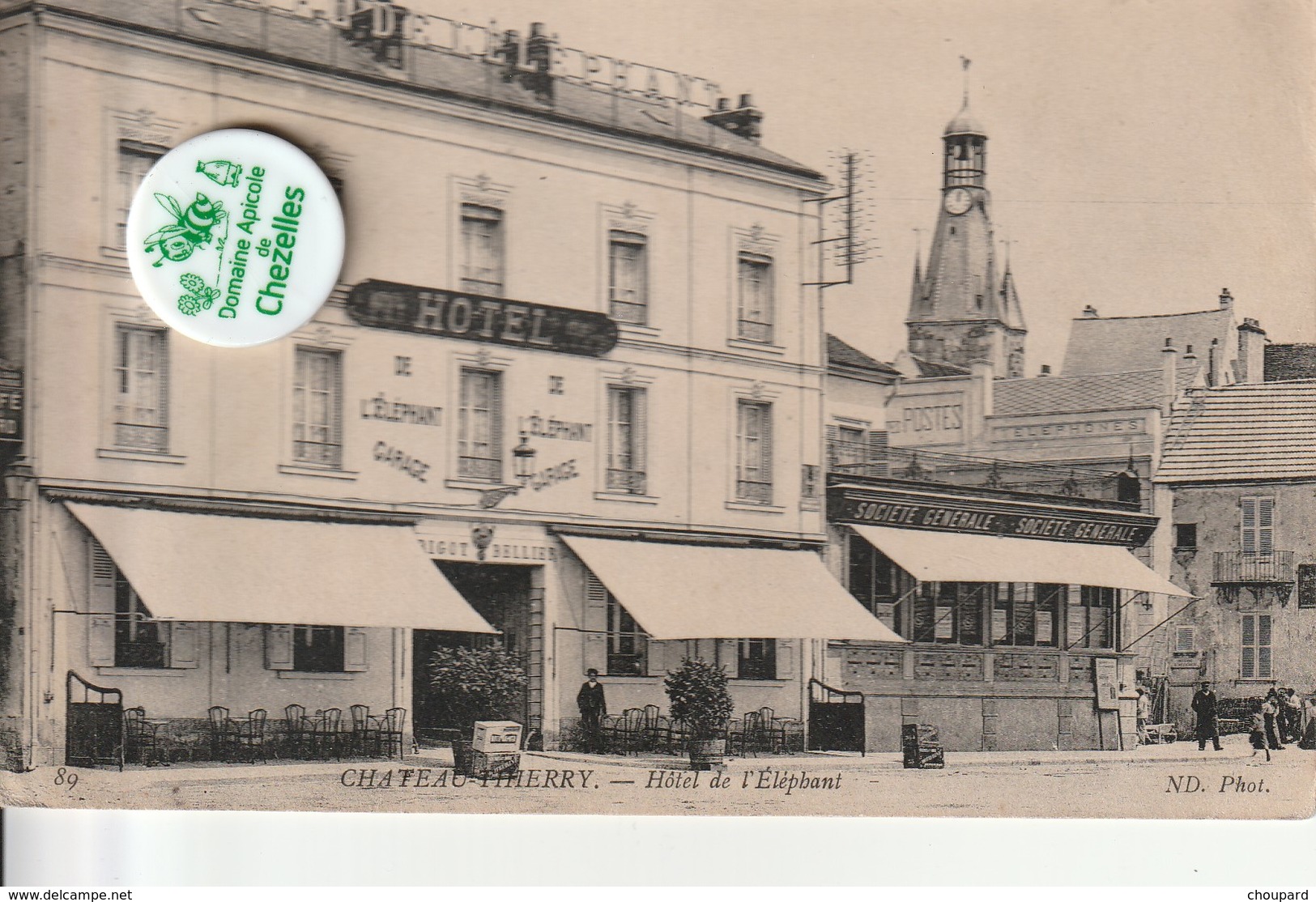 02 - Carte Postale Ancienne De  CHATEAU THIERRY    Hotel De L' Eléphant - Chateau Thierry