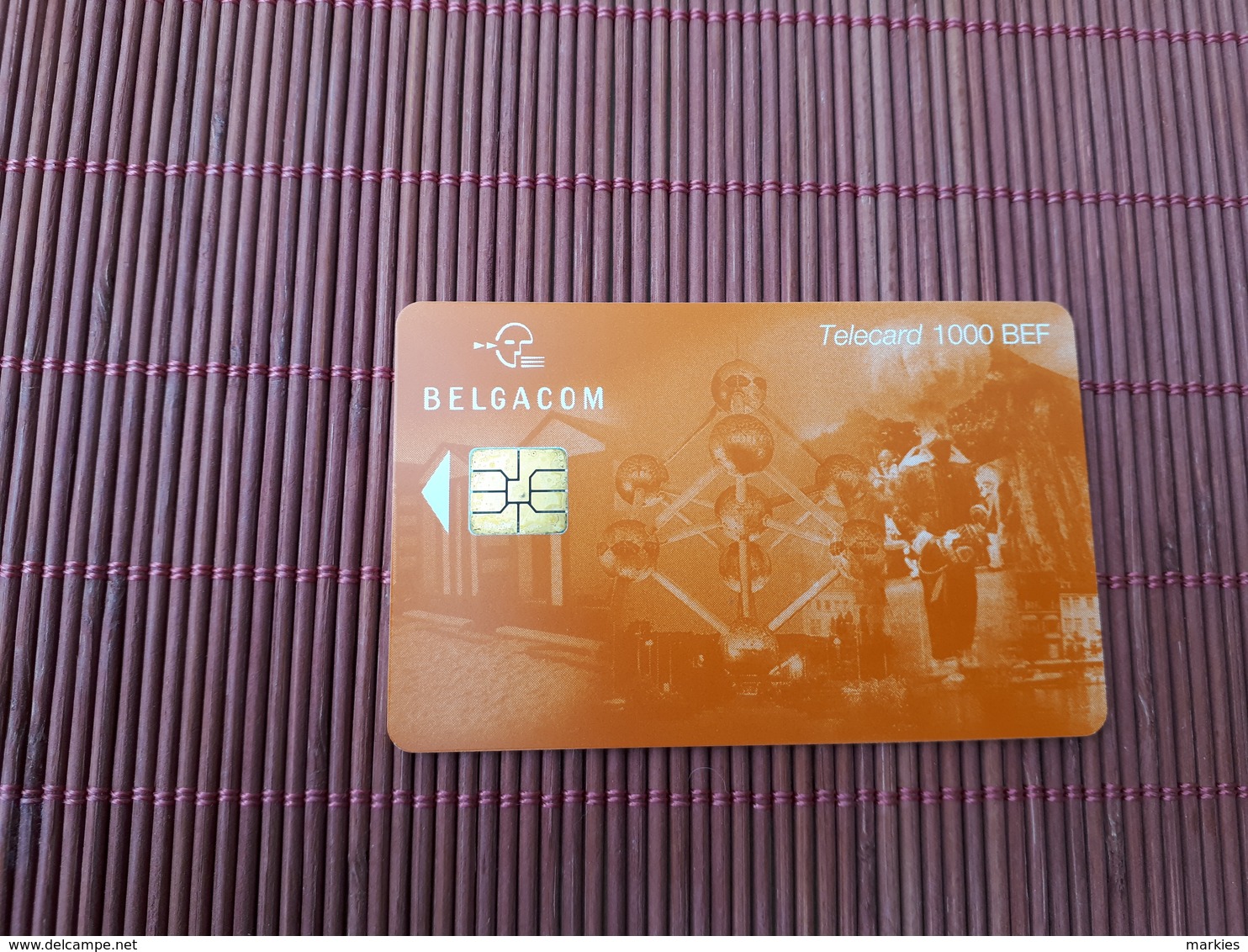 Phonecard Atomium 1000 BEF (Mint,Neuve)  GI  31.07.2001 Only 10.000 Made Very Rare - Avec Puce