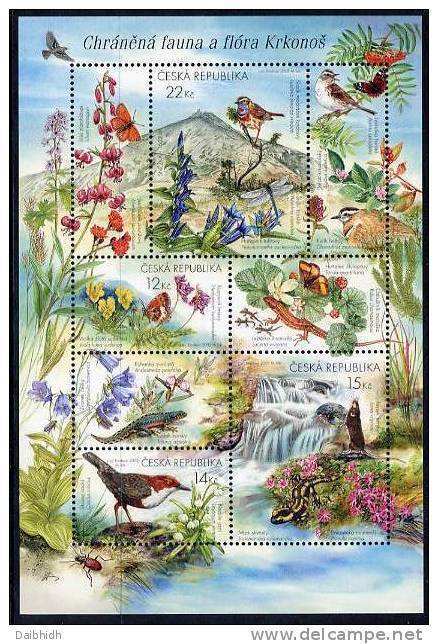 CZECH REPUBLIC 2005 Krkonos Nature Reserve Block MNH / **.  Michel Block 23 - Blocs-feuillets