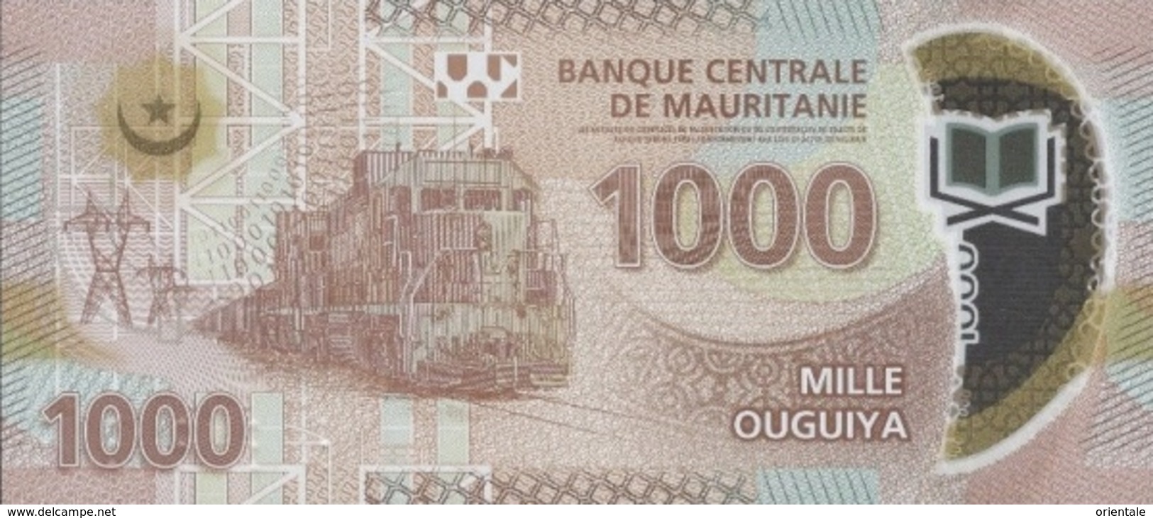 MAURITANIA P. 26 1000 O 2017 UNC - Mauritania