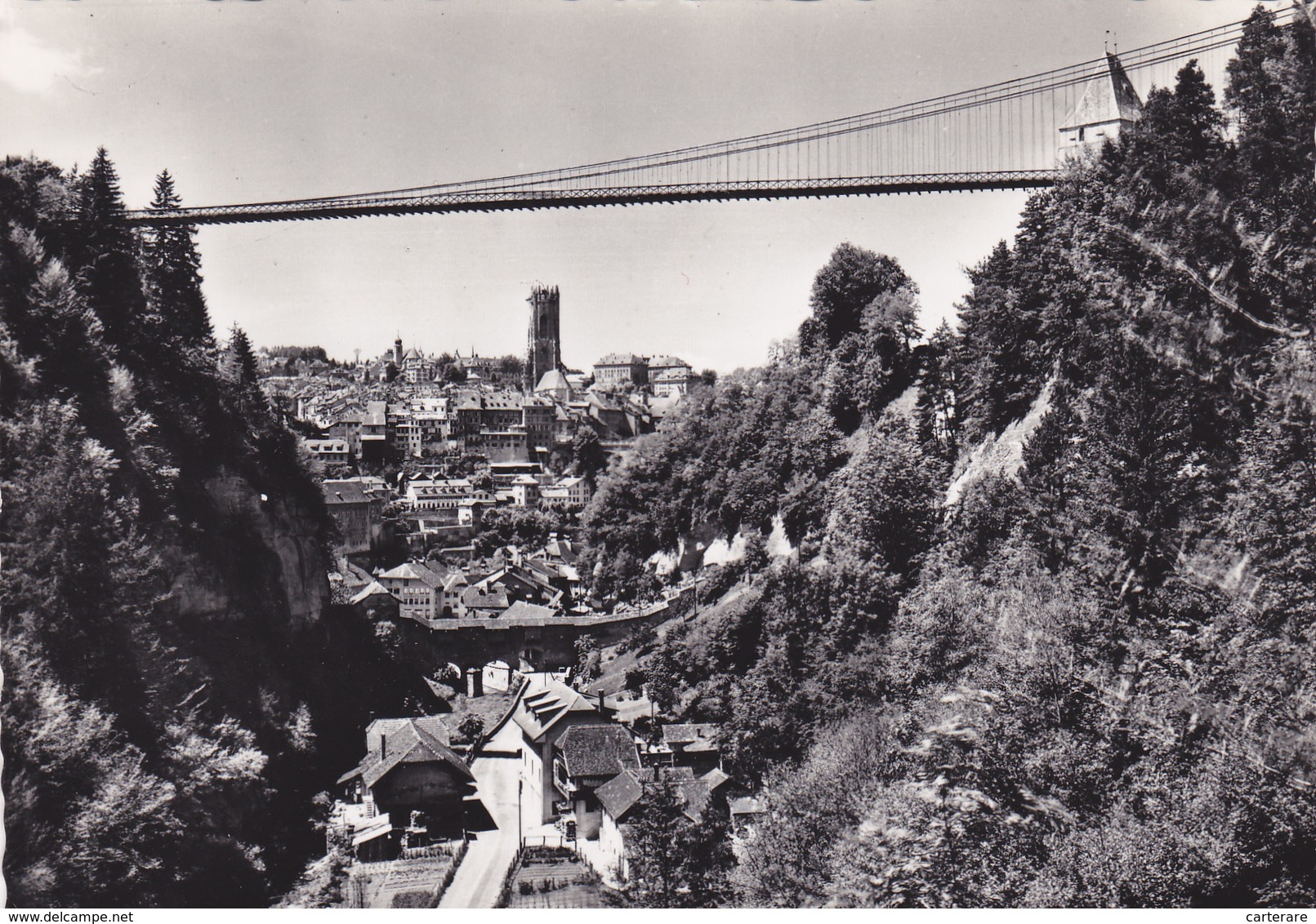 SUISSE,SWITZERLAND,SVIZZERA,SCHWEIZ,HELVETIA ,FRIBOURG,FREIBURG,PONT,CARTE PHOTO - Fribourg