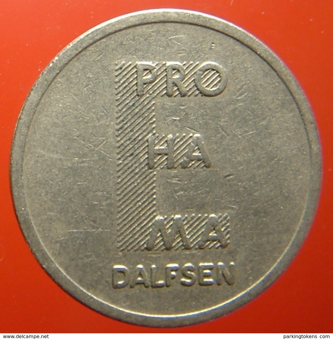 KB136-2 - E PRO HA MA - Dalfsen - WM 22.5mm - Koffie Machine Penning - Coffee Machine Token - Professionnels/De Société