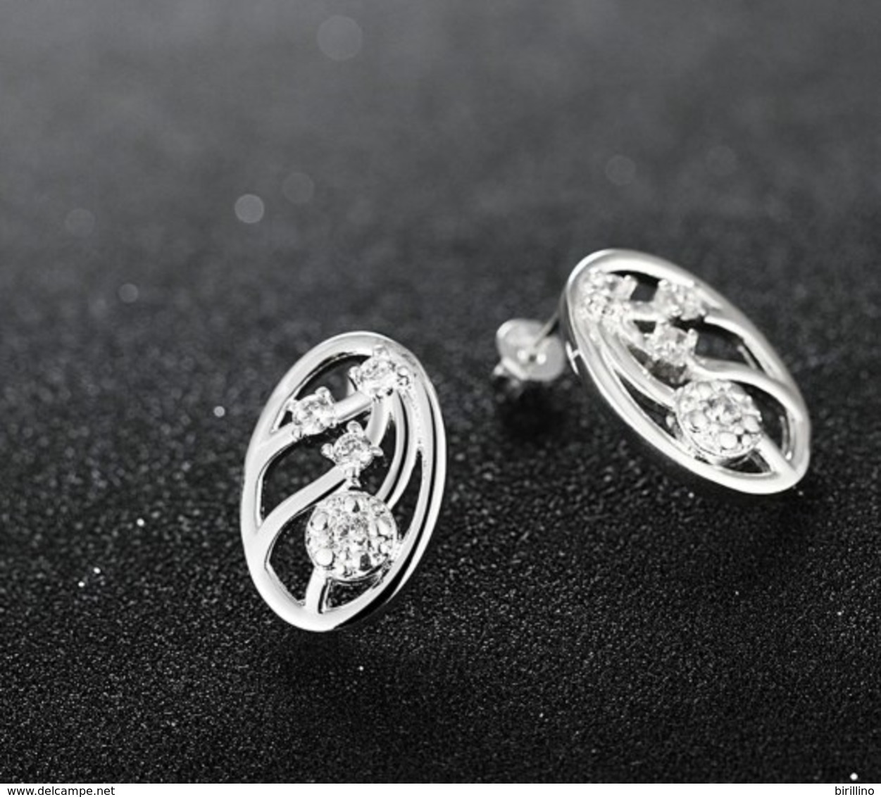 A60112 - Orecchini  Da Donna  925 Sterling - Boucles D'oreilles