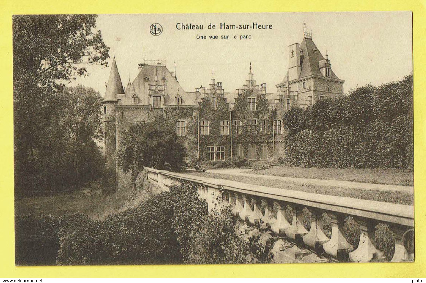 * Ham Sur Heure Nalinnes (Hainaut - La Wallonie) * (Nels, Edition Mme Vve Alfred Frère) Chateau, Parc, Kasteel, Castle - Ham-sur-Heure-Nalinnes