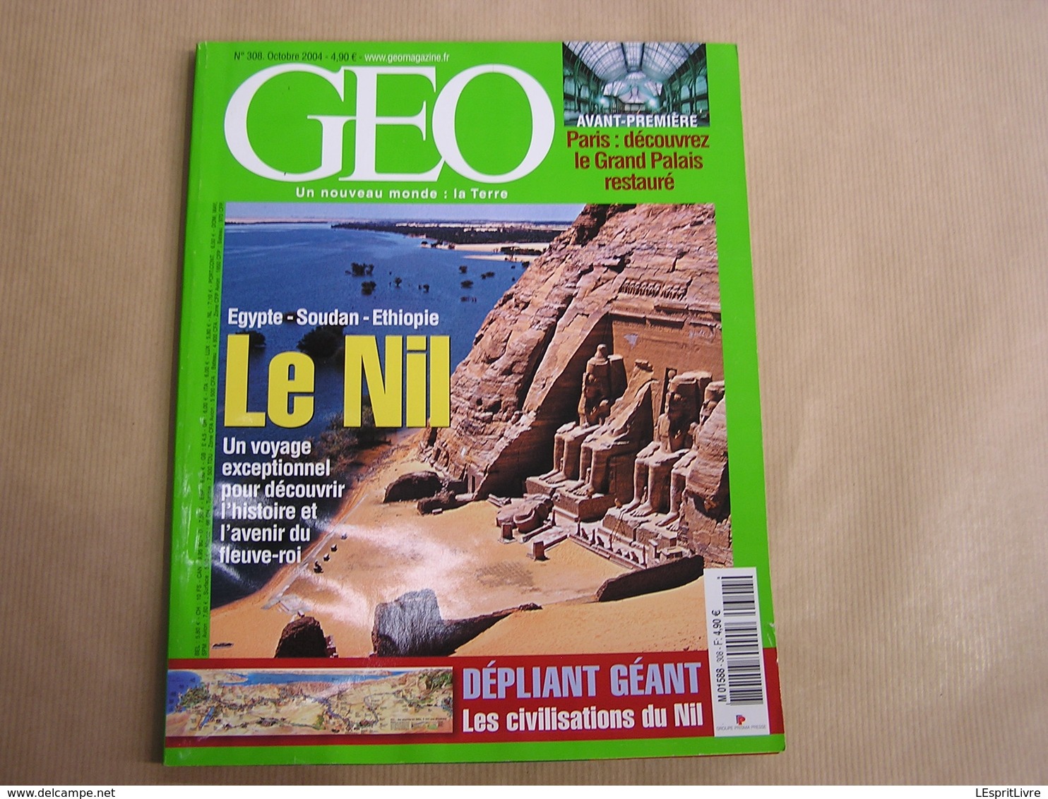 GEO Magazine N° 308 Géographie Voyage Monde Egypte Soudan Ethiopie Le Nil Paris Bali Inde Clipperton Sibérie Pakistan - Tourisme & Régions