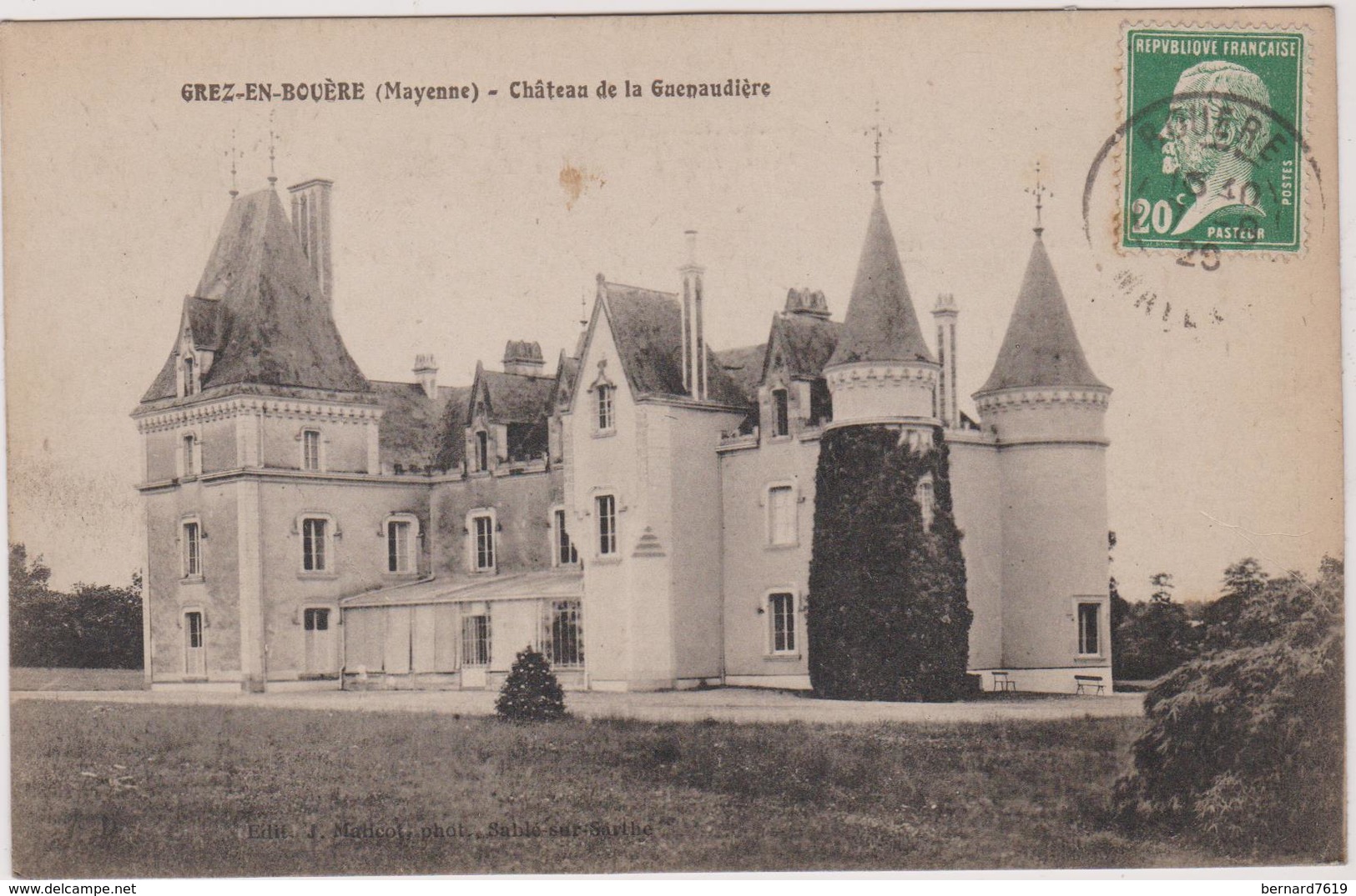 53 Grez En Bouere Chateau De La Guenaudiere - Crez En Bouere