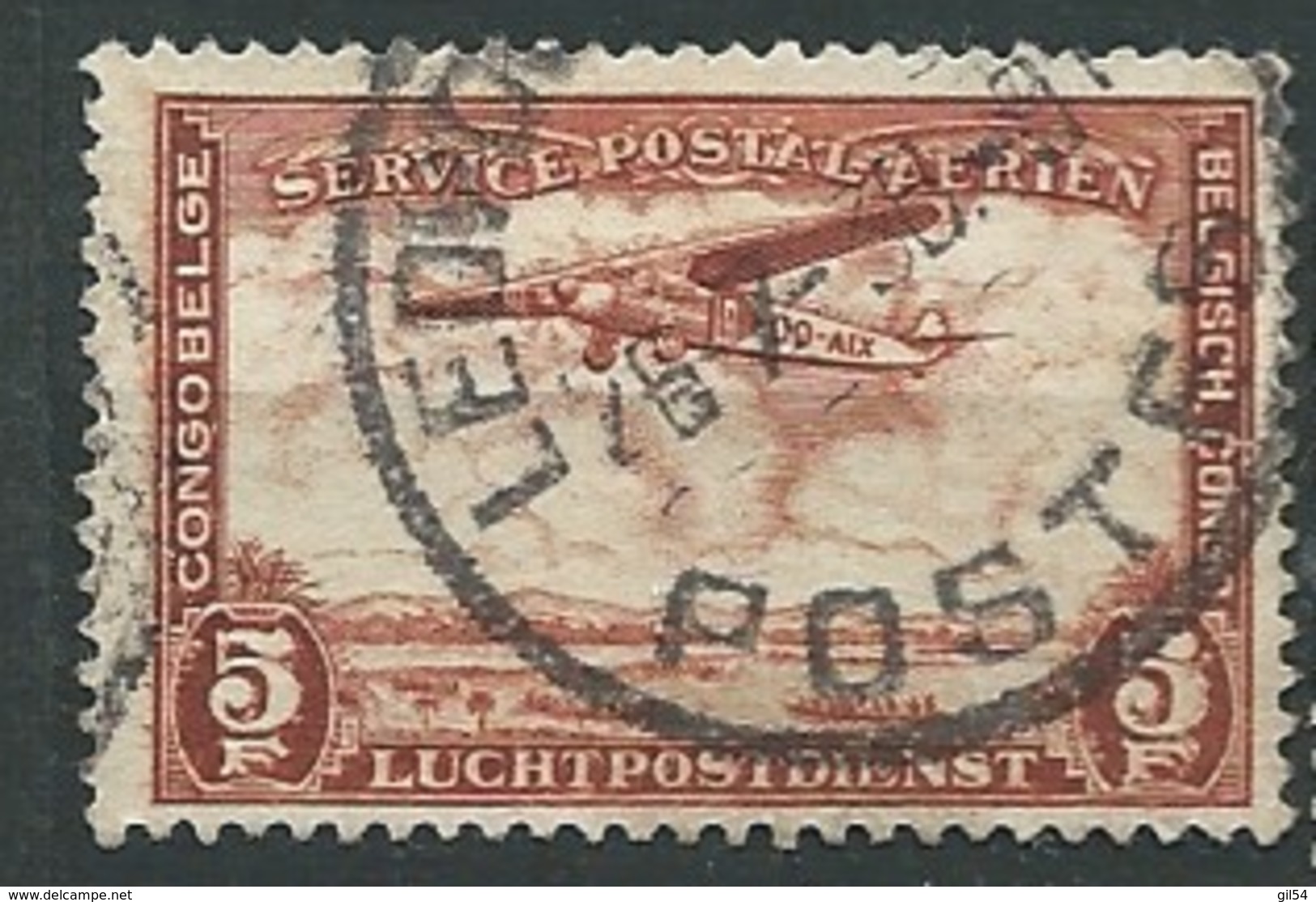 Congo Belge  - Aérien  - Yvert N °  12 Oblitéré   Po 60908 - Oblitérés