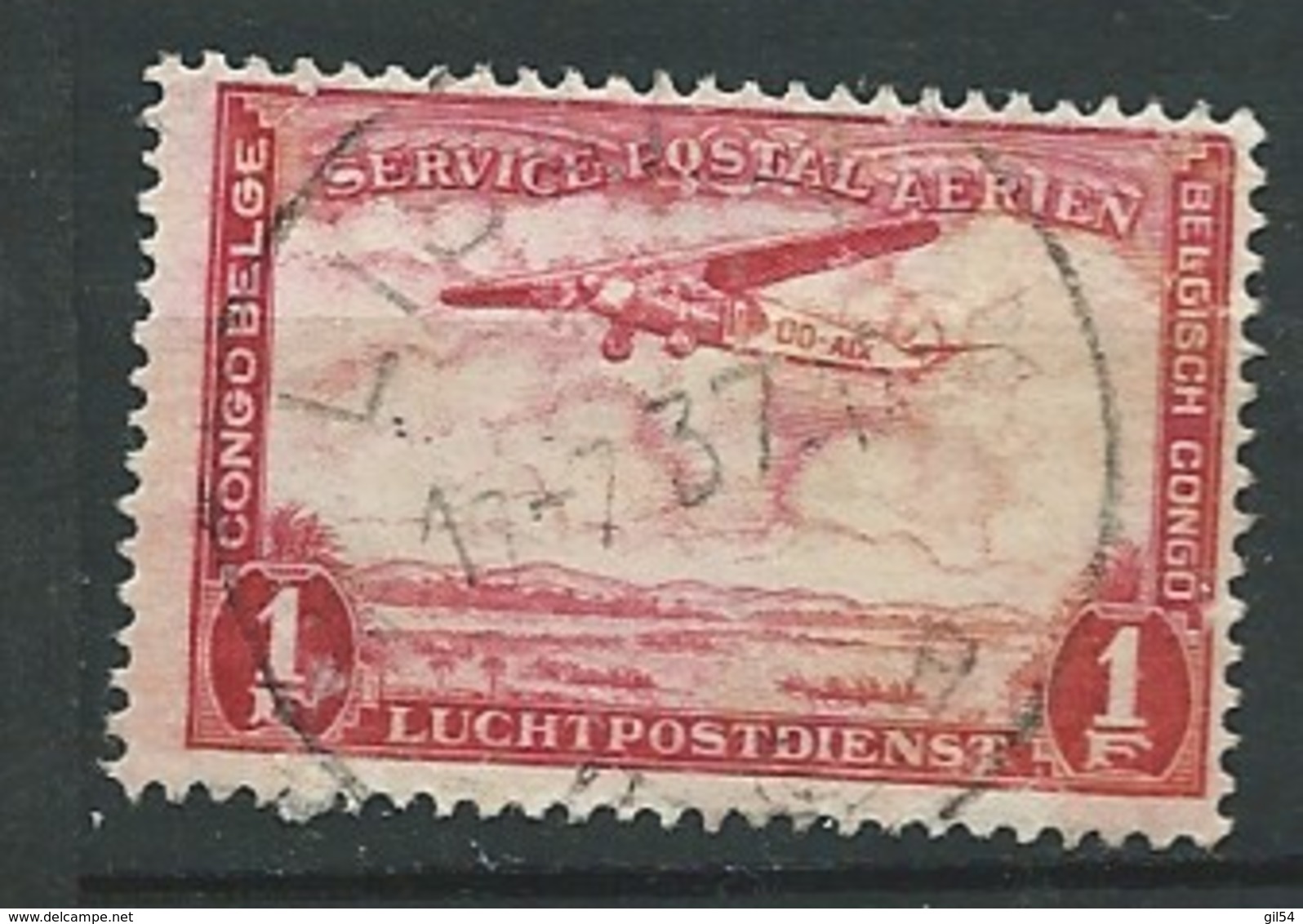 Congo Belge   Aérien   - Yvert N °  8 Oblitéré    Po 60913 - Used Stamps