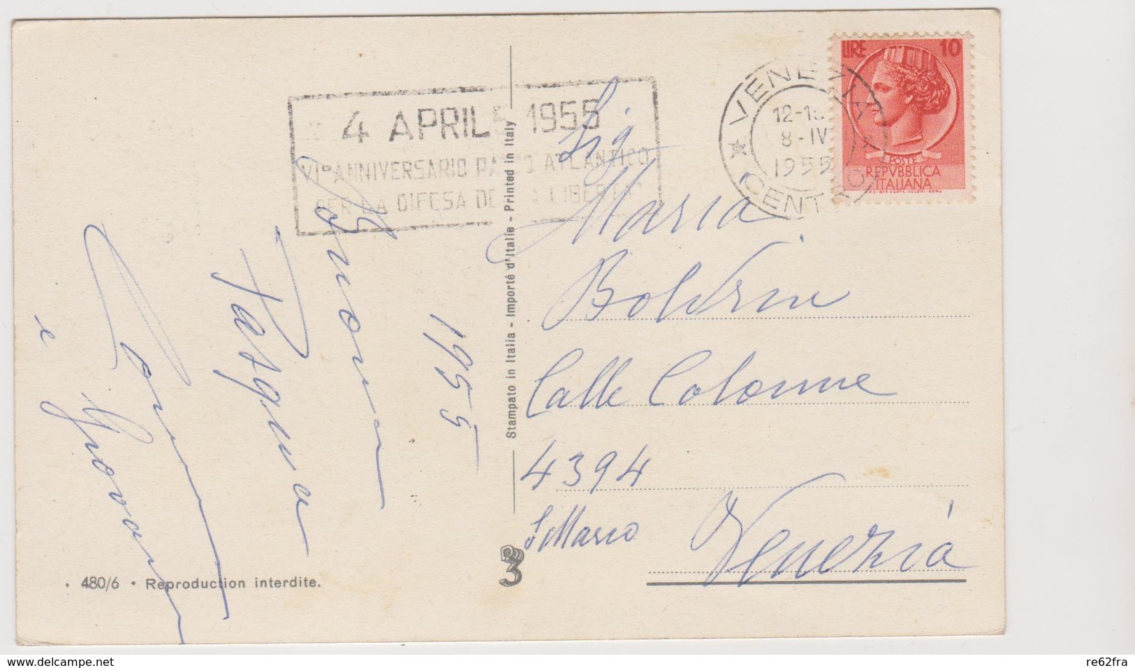 Cartolina Illustrata Da BARNINI , Buona Pasqua  - F.p.  - Anni  '1940 - Altri & Non Classificati