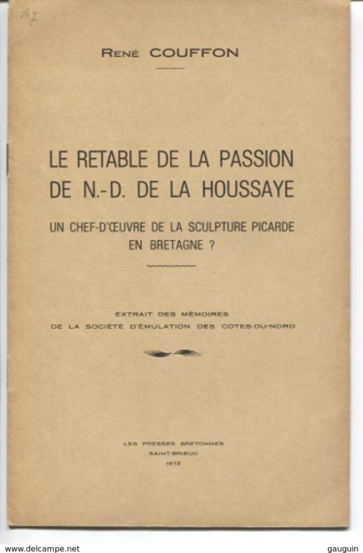 PONTIVY - N.D.DE LA HOUSSAYE - Monographie De René COUFFON - Edition Les Presses Bretonnes - Bretagne
