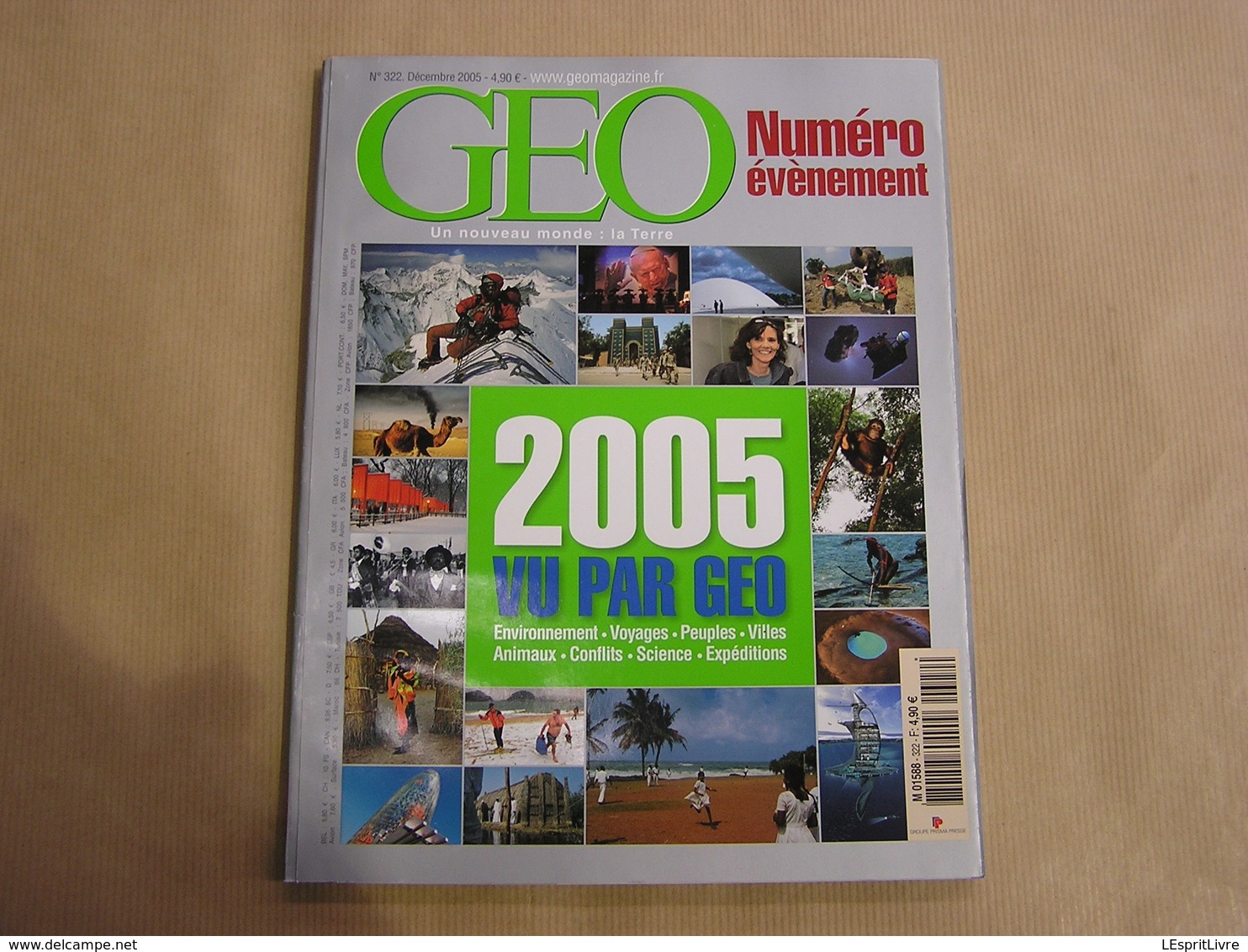 GEO Magazine N° 322 Géographie Voyage Monde Evènements 2005 Tsunami Laïcité Darfour Brésil Seaorbiter Nouvelle Orléans - Tourisme & Régions