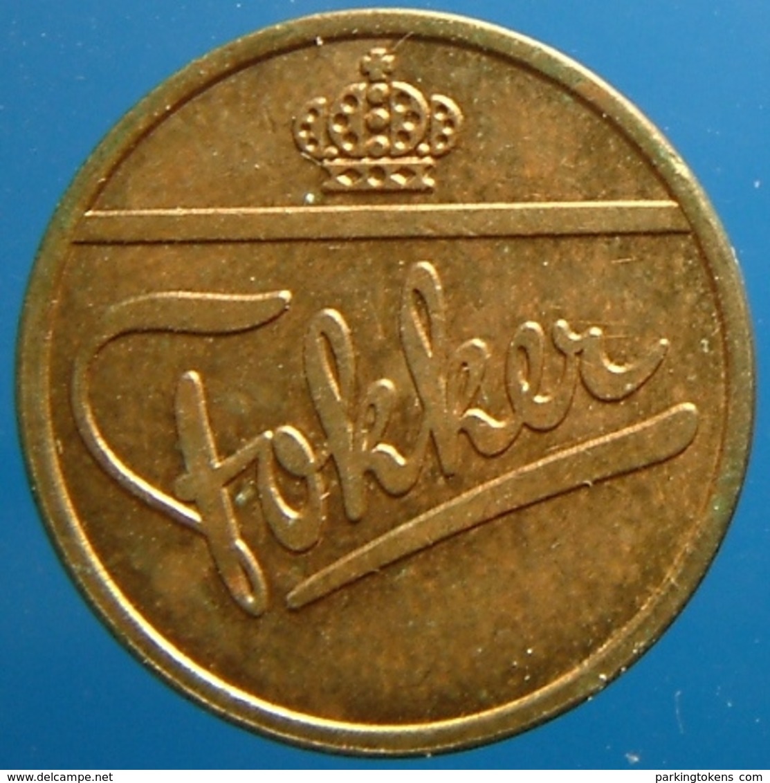 KB147-1 - FOKKER - Amsterdam Schiphol - B 20.0mm - Koffie Machine Penning - Coffee Machine Token - Profesionales/De Sociedad