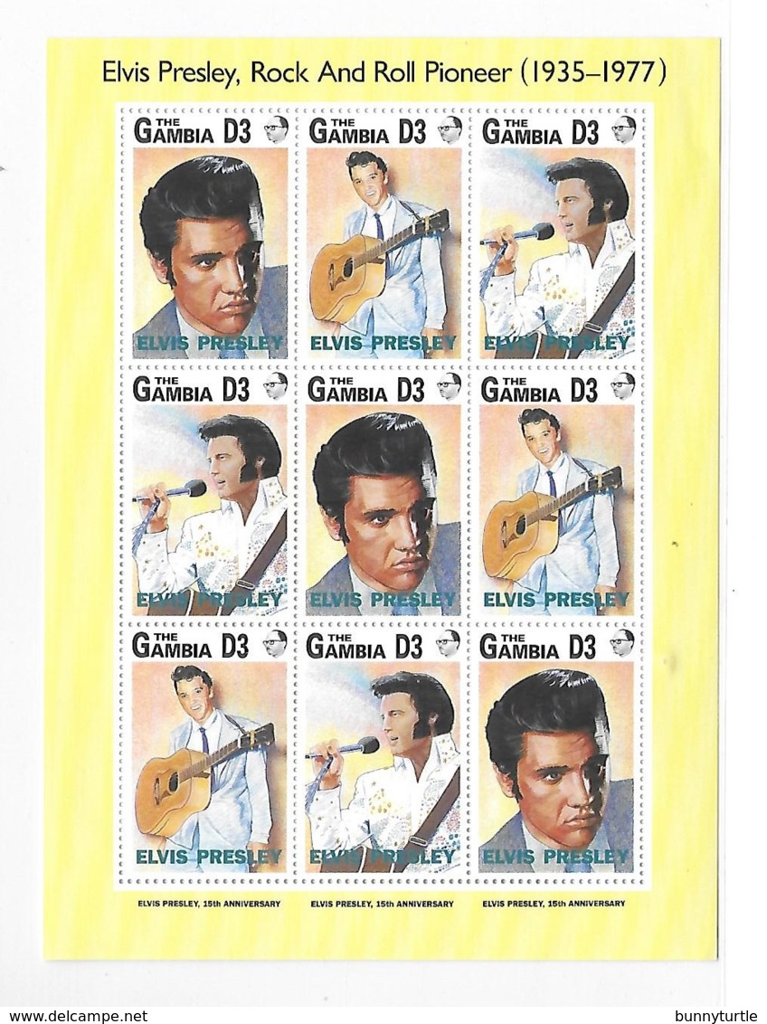 Gambia 1993 Elvis Presley Sheet MNH - Gambia (1965-...)