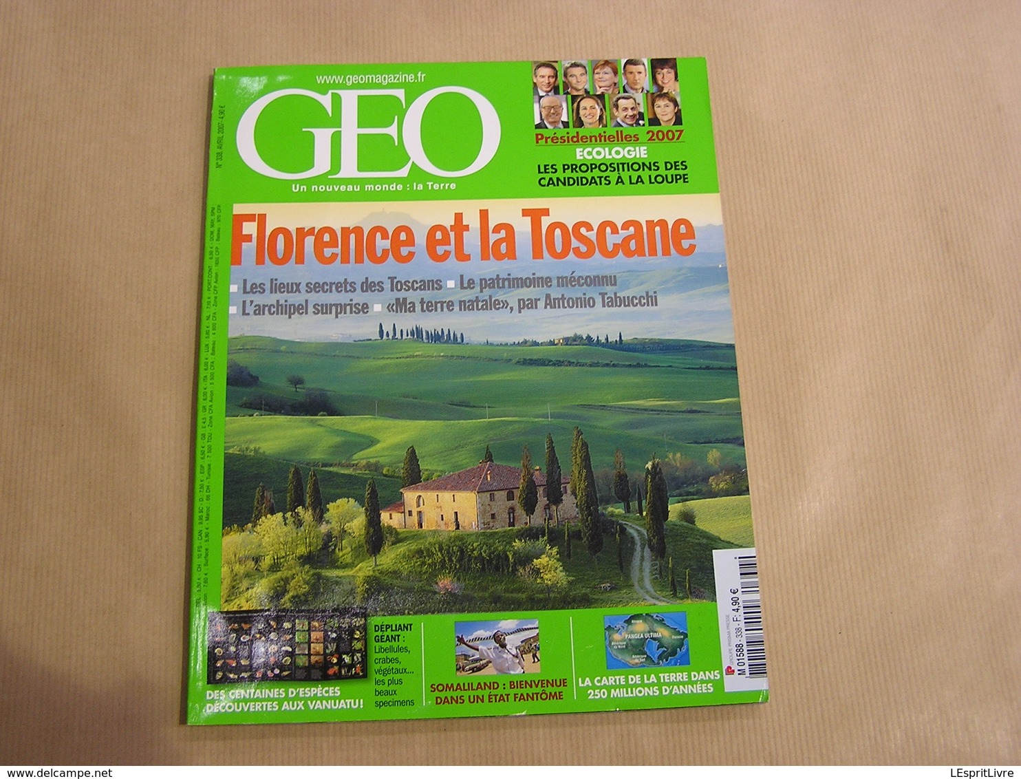 GEO Magazine N° 338 Géographie Voyage Monde Florence Toscane Italie Somalie Russie Luxembourg Géologie - Tourisme & Régions