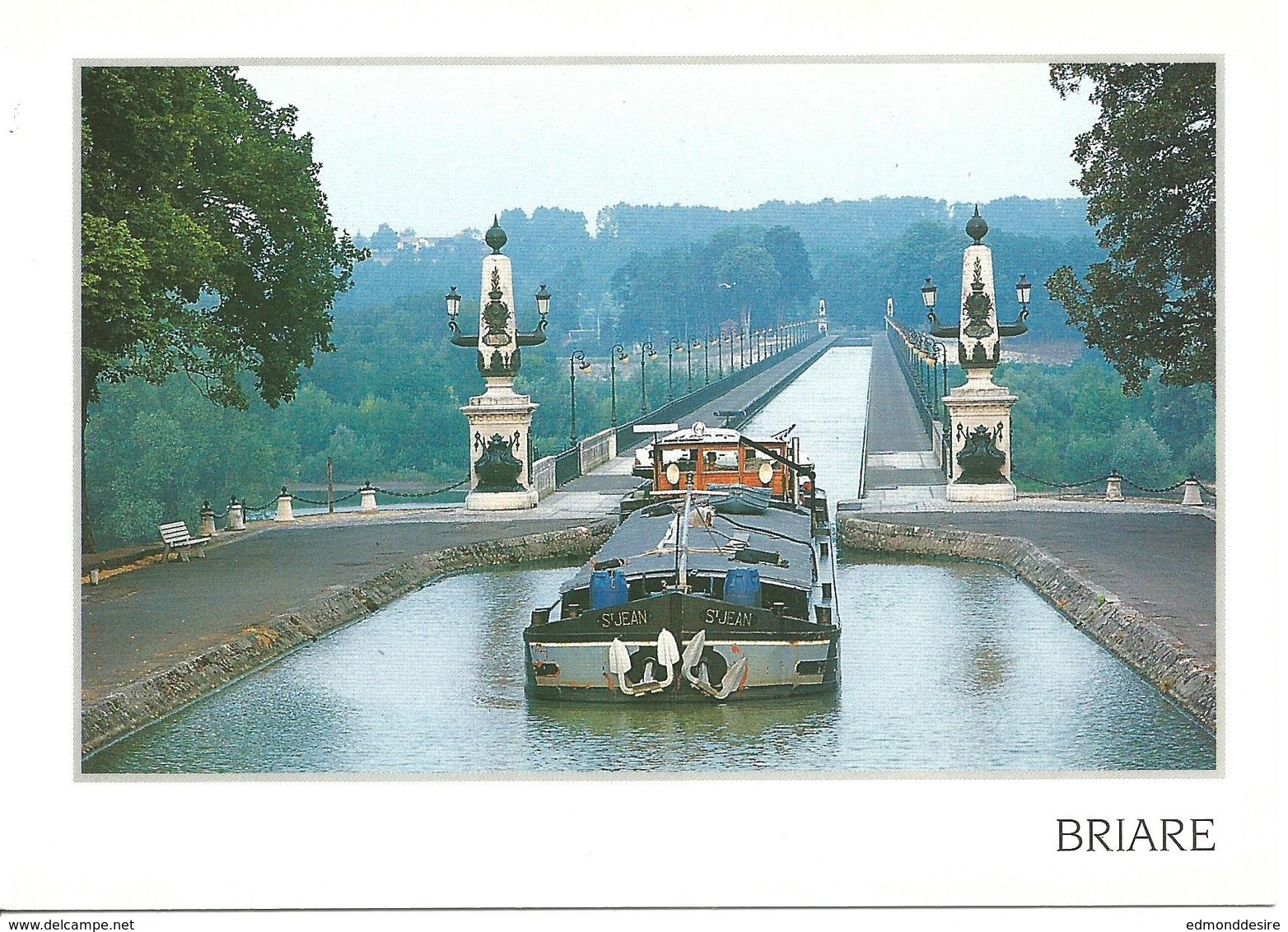 BRIARE : Pont-Canal - Péniche "ST.JEAN " - Péniches