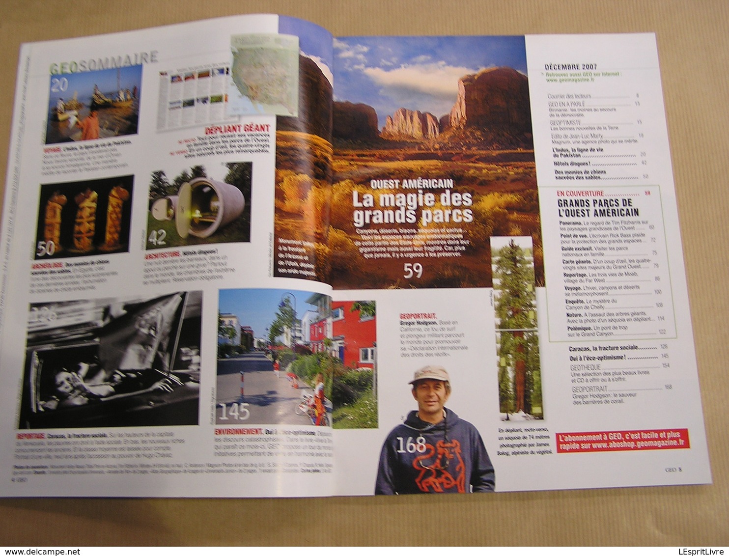 GEO Magazine N° 346 Géographie Voyage Monde Etats Unis Ouest Américain Egypte Pakistan Ecologie Hotel Farfelus Vénézuela - Tourisme & Régions