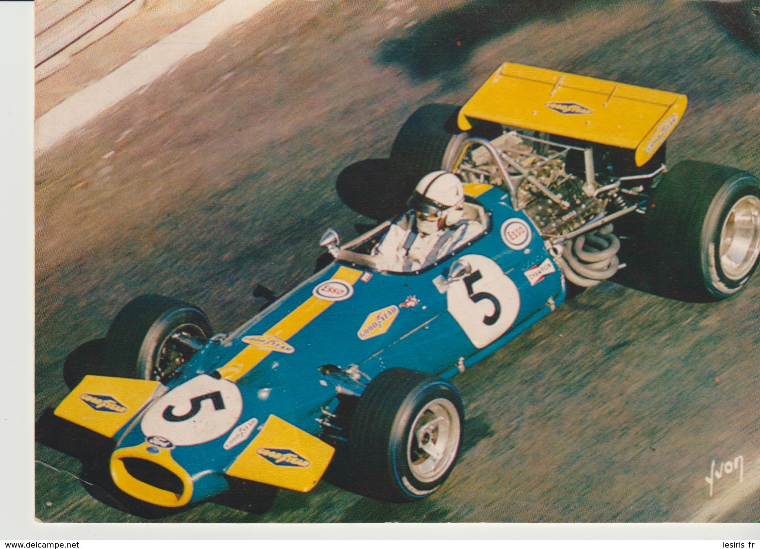 CP - PHOTO - GRAND PRIX DE MONACO - JACK BRABHAM - 5 -  BRABHAM FORMULE 1 B T 33 - 40/100/55 - YVON - Grand Prix / F1