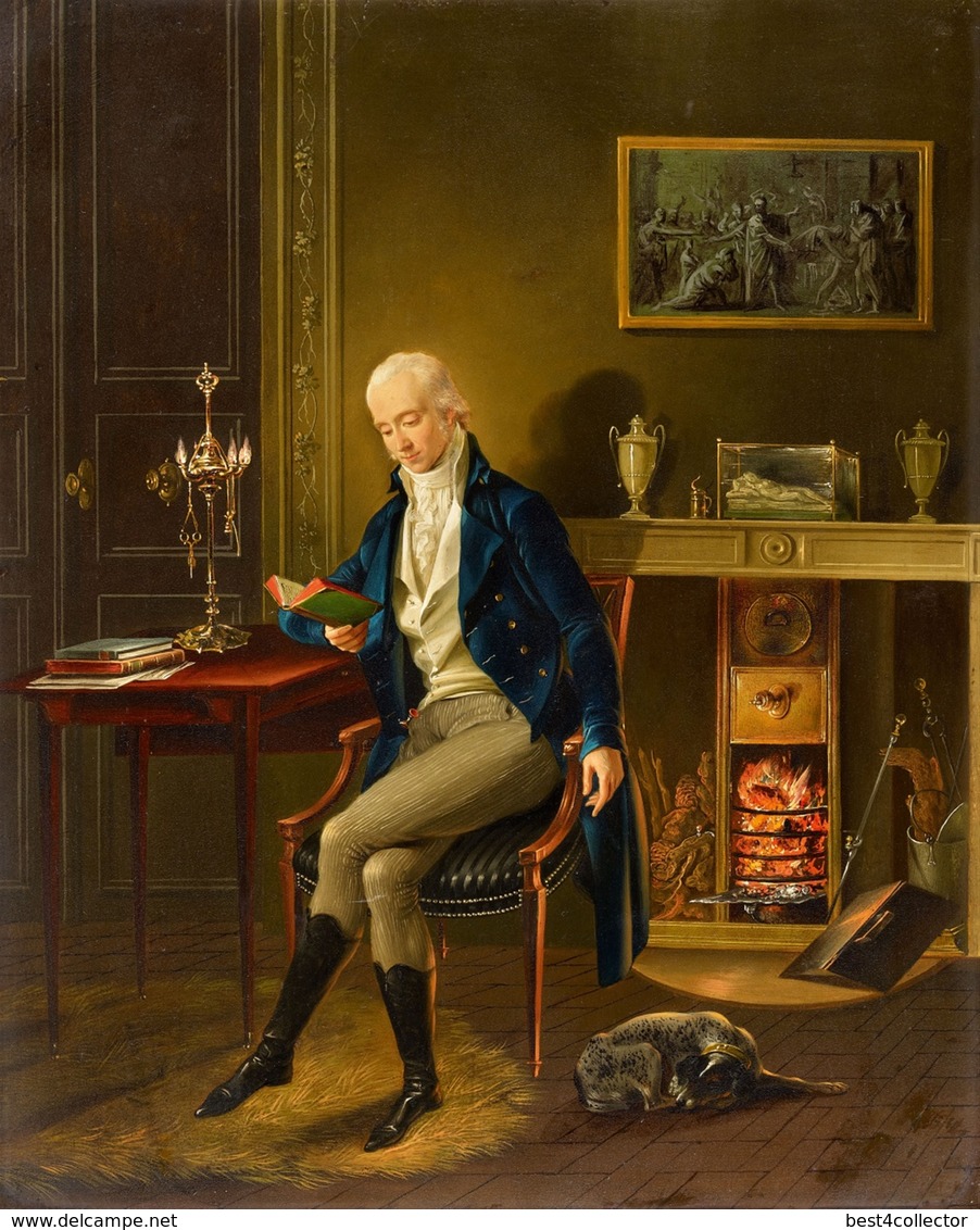 @@@ MAGNET - Johann Heinrich Wilhelm Tischbein, Portrait Of The Painter Joseph Dorffmeister - Reklame