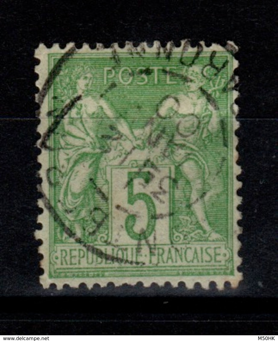 Sage Type III - YV 102 Oblitere Pas Aminci Bien Centré Cote 8 Euros - 1898-1900 Sage (Type III)