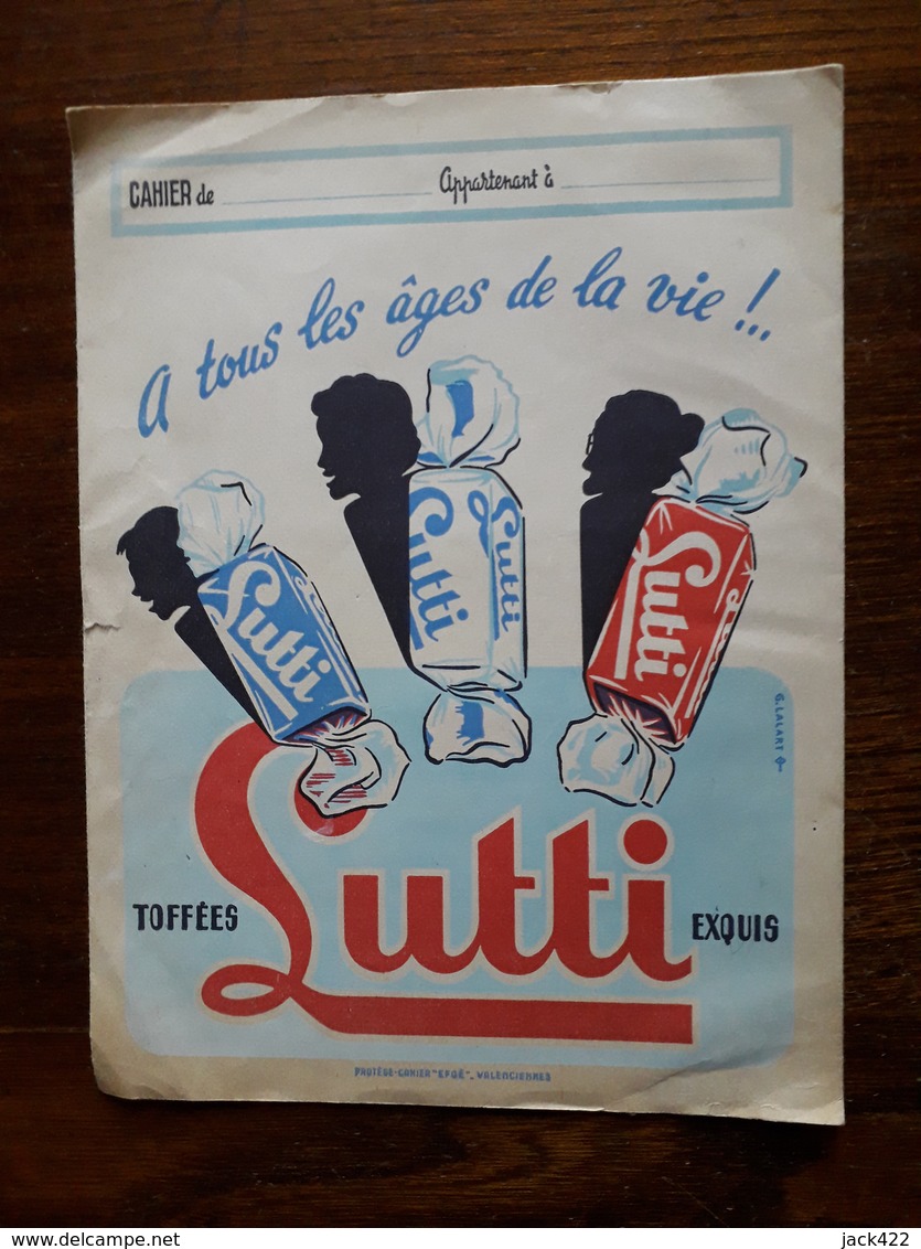 L18/120 Protege Cahier. Lutti - Sucreries & Gâteaux