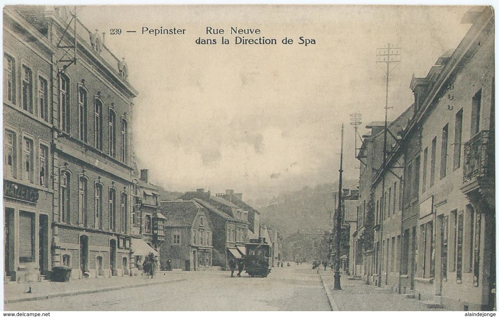 Pepinster - 239 - Rue Neuve Dans La Direction De Spa - Photo-édit. Hayet Faymonville - 1924 - Pepinster