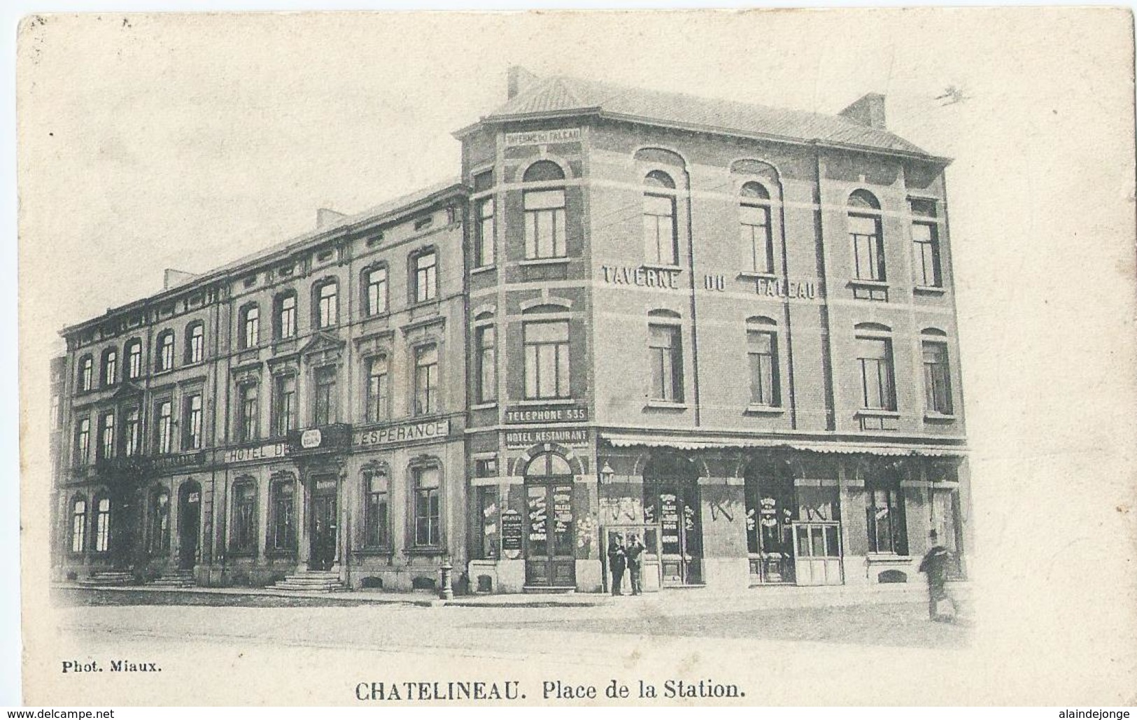 Chatelet - Chatelineau - Place De La Station - Phot. Miaux - 1904 - Châtelet