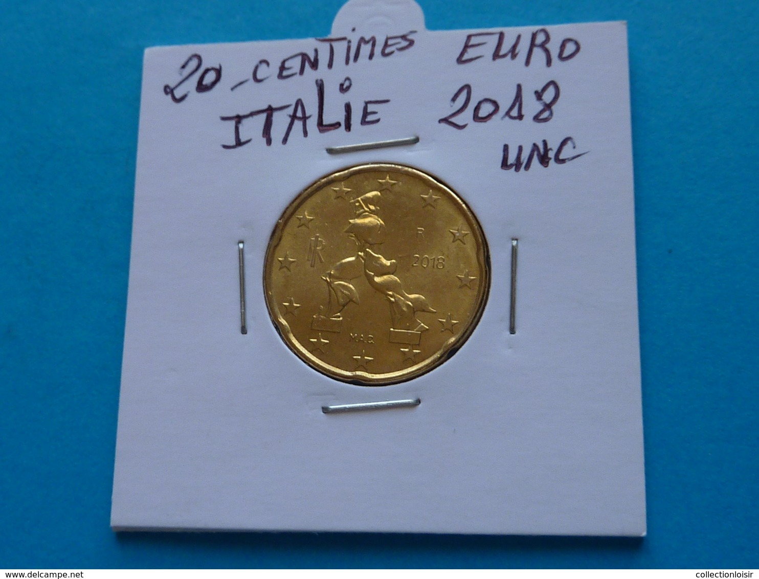 20 CENTIMES EURO ITALIE 2018  ( Sous étui H B ) - Italie