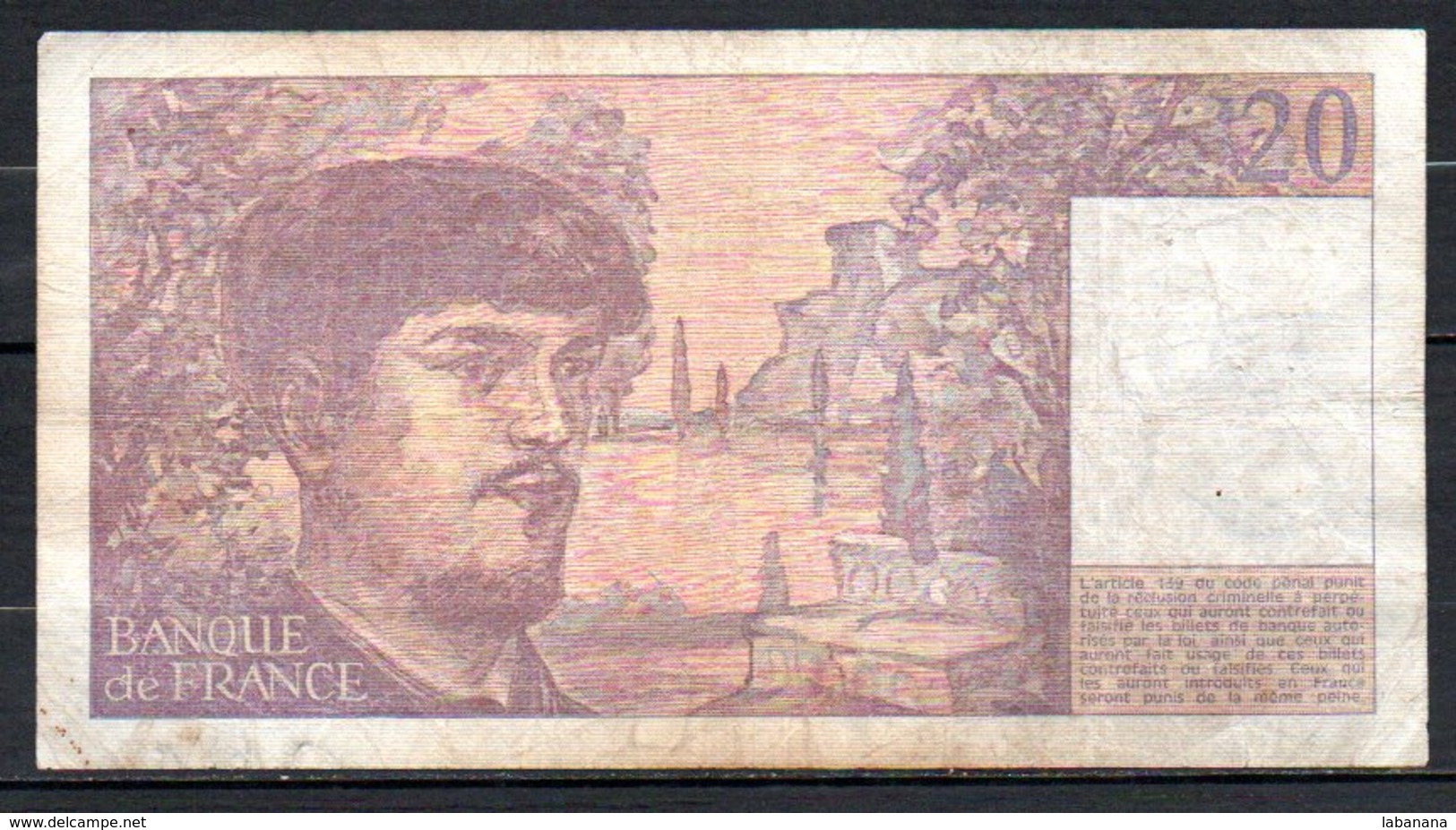 615-France Billet De 20 Francs 1980 L001 - 20 F 1980-1997 ''Debussy''