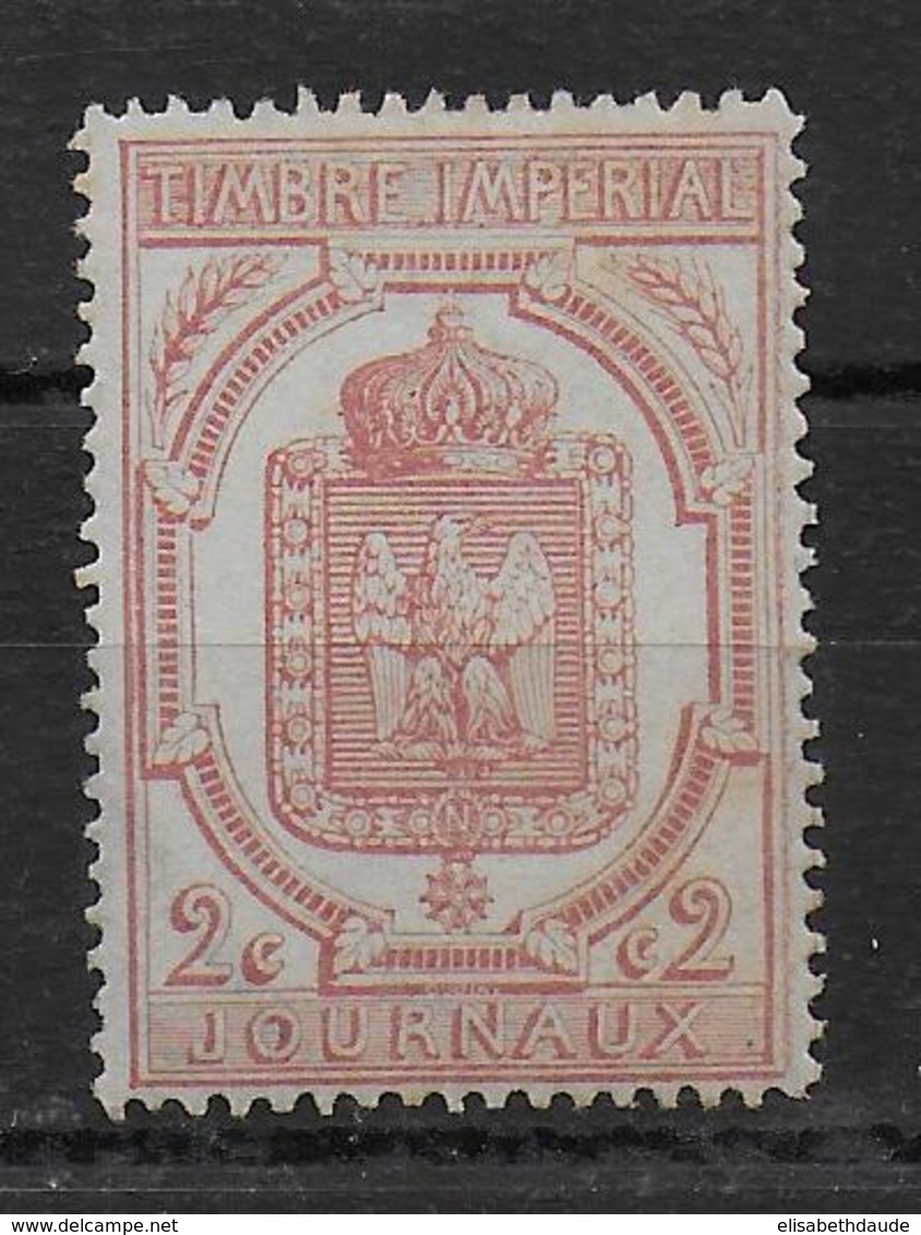JOURNAUX - 1869 - YVERT N° 9 *  - COTE = 300 EUR. - Journaux