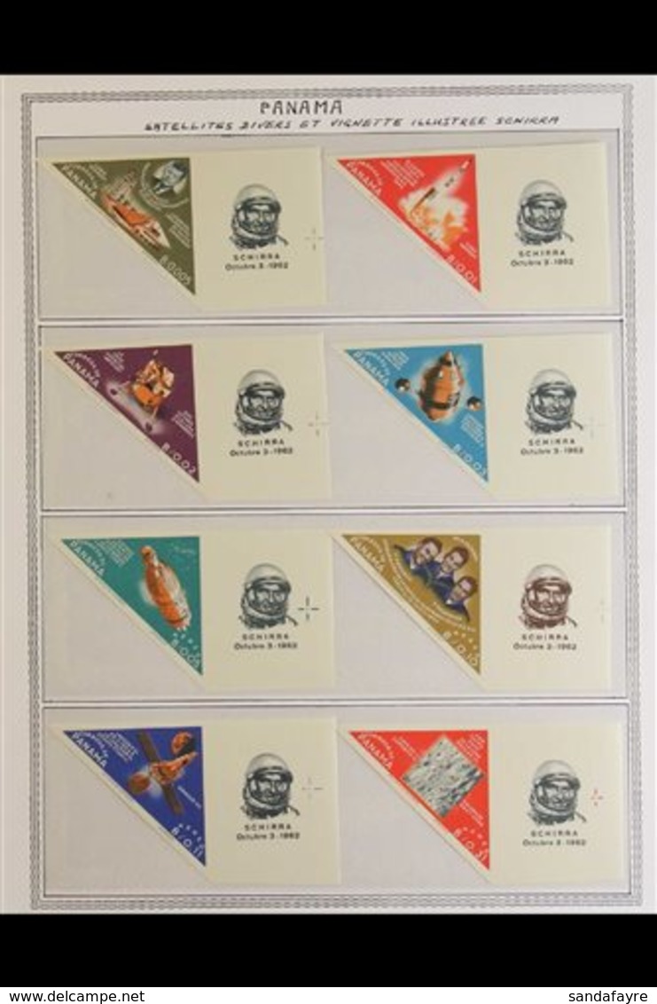 SPACE -  THE "GEMINI" PROGRAMME 1965-1972 WORLD SUPERB NEVER HINGED MINT COLLECTION On Hingeless Pages, All Different, i - Unclassified