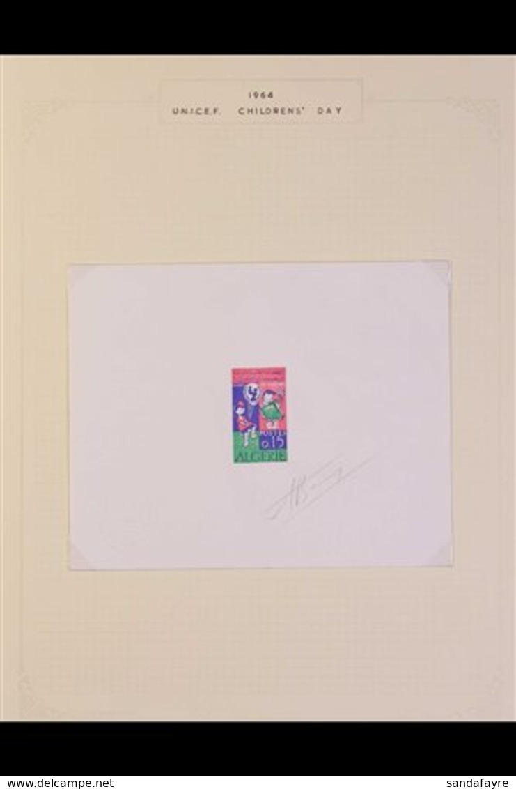 1964 15c Children's Charter (as Yvert 404, SG 441) Signed DIE PROOF In Issued Colours. For More Images, Please Visit Htt - Andere & Zonder Classificatie