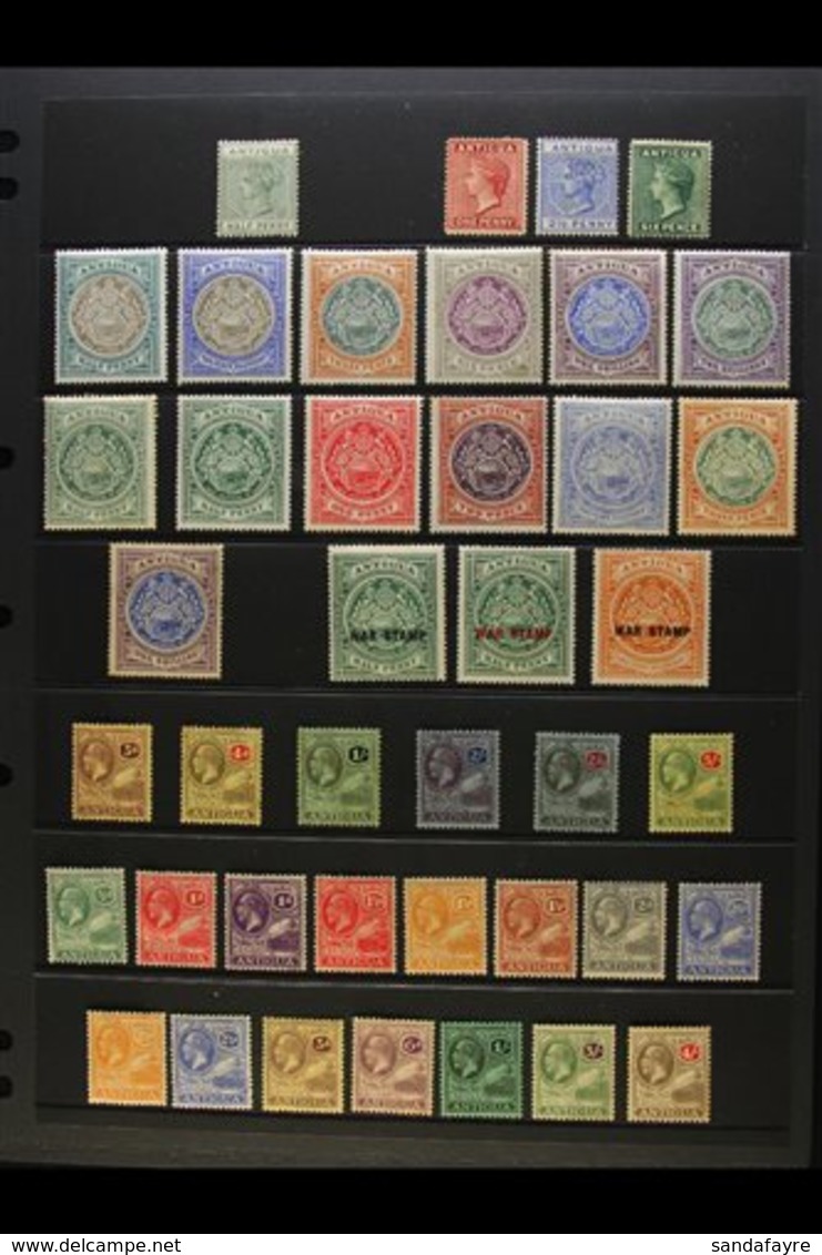 1882-1962 MINT COLLECTION Presented On A Pair Of Stock Pages. Includes 1884-87 CA Wmk 6d, 1903-07 Seal Range To 2s, 1908 - Andere & Zonder Classificatie