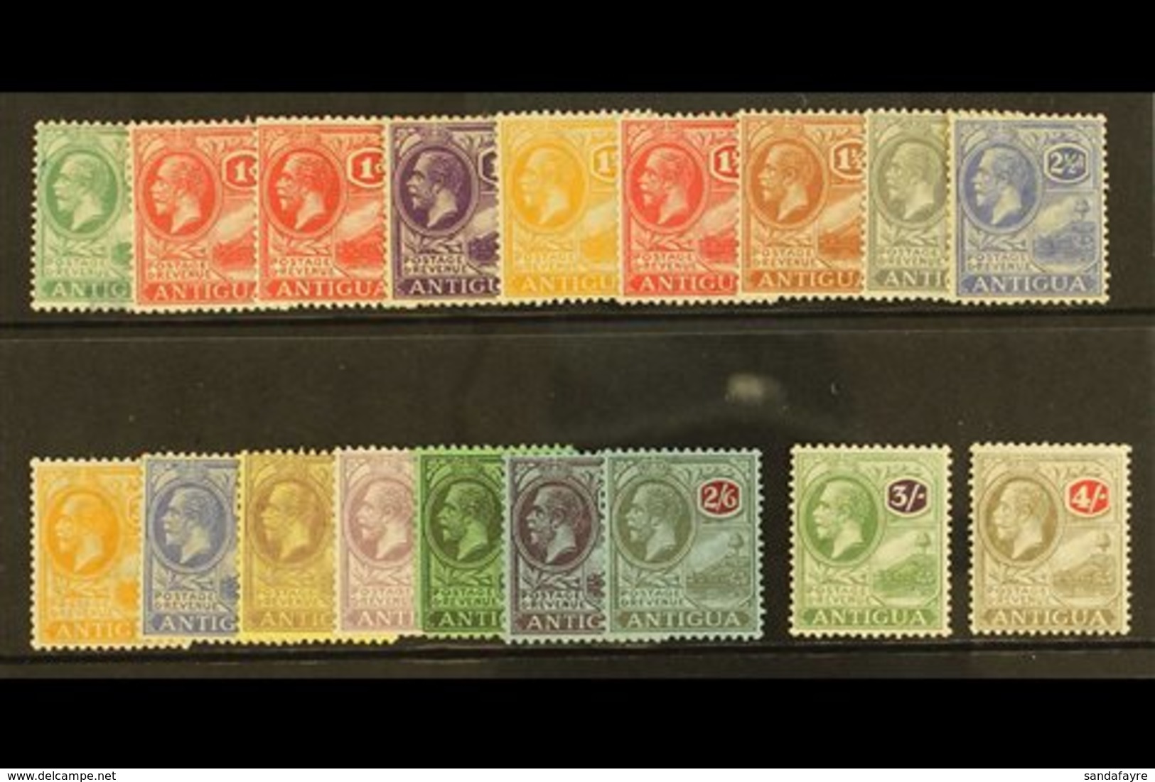1921-29 Watermark Multi Script CA Complete Set, SG 62/80, Mint, The ½d With Thin, But Most Others Fine Incl The 2s6d, 3s - Other & Unclassified