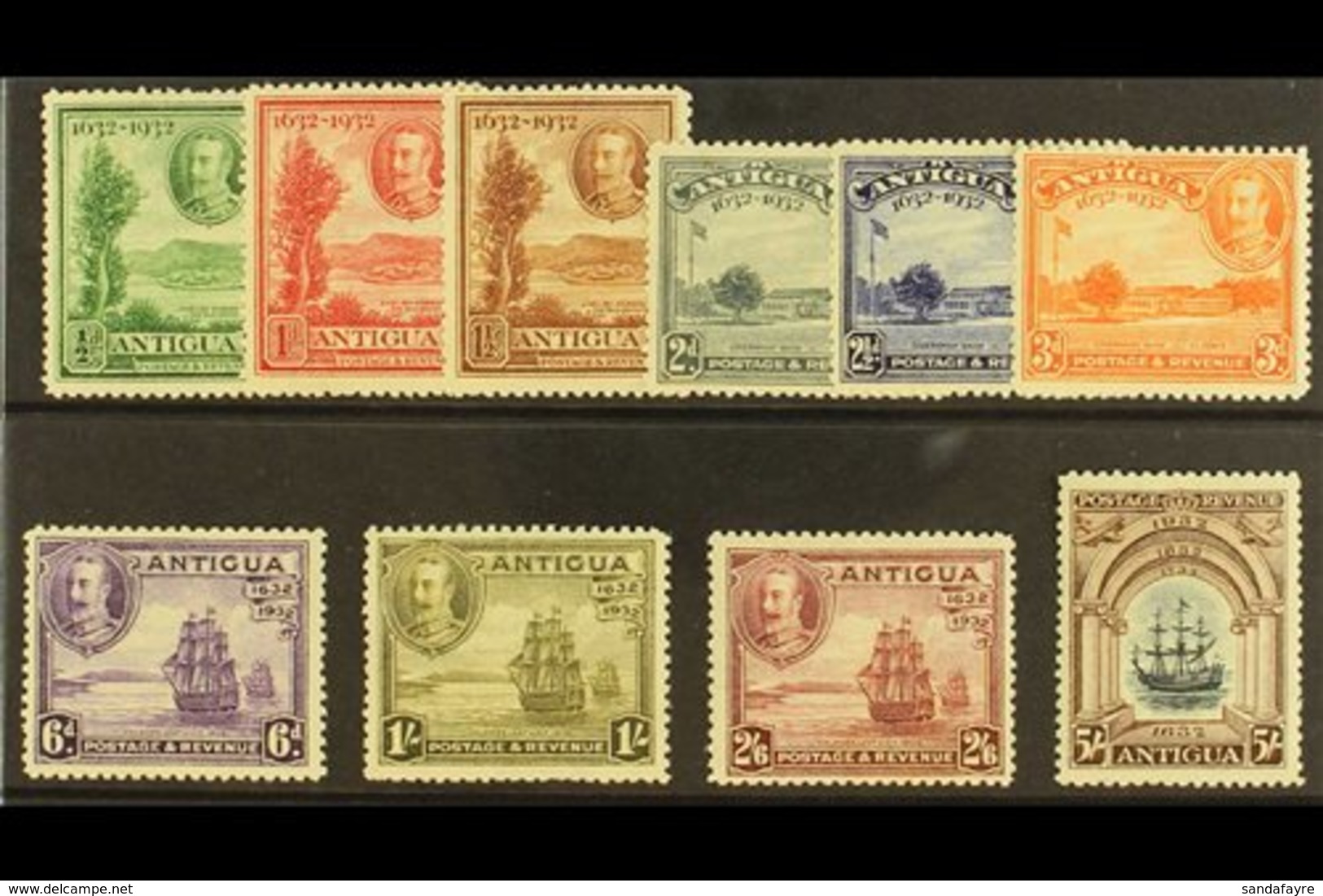 1932 Tercentenary Set Complete, SG 81/90, Never Hinged Mint (10 Stamps) For More Images, Please Visit Http://www.sandafa - Sonstige & Ohne Zuordnung