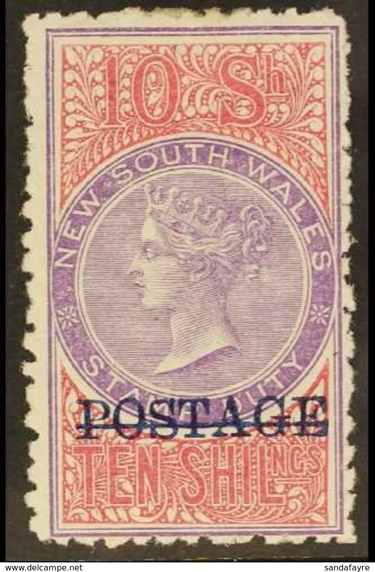 NEW SOUTH WALES 1894-1904 10s Mauve And Claret, Perf. 10, SG 274, Very Fine Mint. For More Images, Please Visit Http://w - Otros & Sin Clasificación