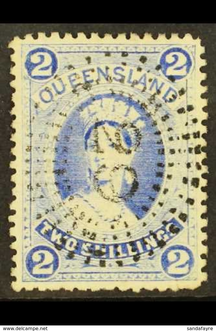QUEENSLAND 1882-95 2s Bright Blue On Thick Paper, SG 157, Very Fine Used.  For More Images, Please Visit Http://www.sand - Autres & Non Classés
