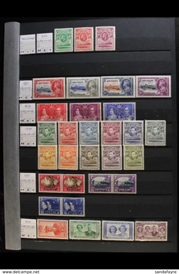 1933-65 FINE MINT COLLECTION We See 1935 Silver Jubilee Set, 1938 KGVI Defins Set, 1954-8 QEII Defins Set, Few 1961 Surc - Otros & Sin Clasificación