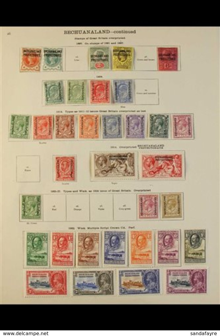 1885-1936 OLD TIME MINT COLLECTION Presented On Album Pages. Includes 1885-87 ½d & 3d, 1888 3d & 1s, 1888 1d On 1d, 6d O - Autres & Non Classés