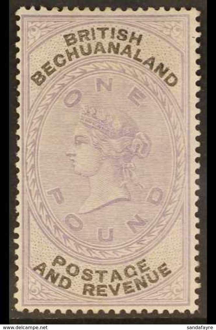 1888 £1 Lilac & Black, Wmk Two Orbs Sideways, SG 20, Fine Mint For More Images, Please Visit Http://www.sandafayre.com/i - Andere & Zonder Classificatie