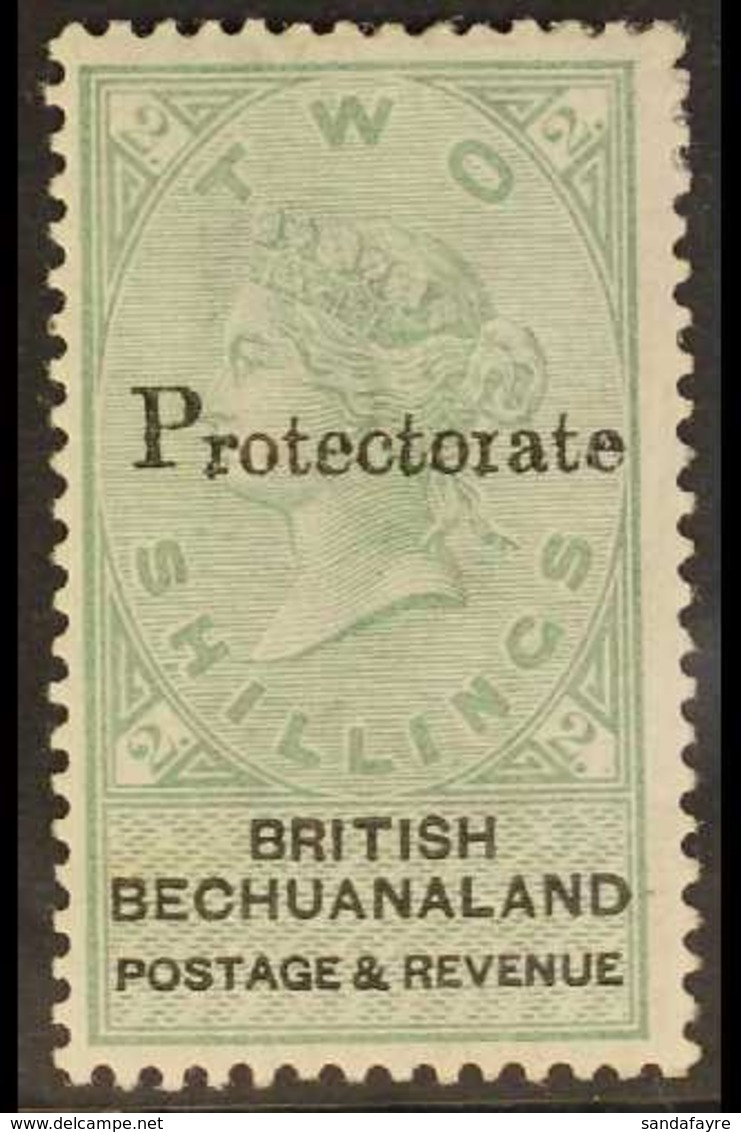 1888 2s Green & Black "Protectorate" Overprinted, SG 47, Very Fine Mint For More Images, Please Visit Http://www.sandafa - Autres & Non Classés