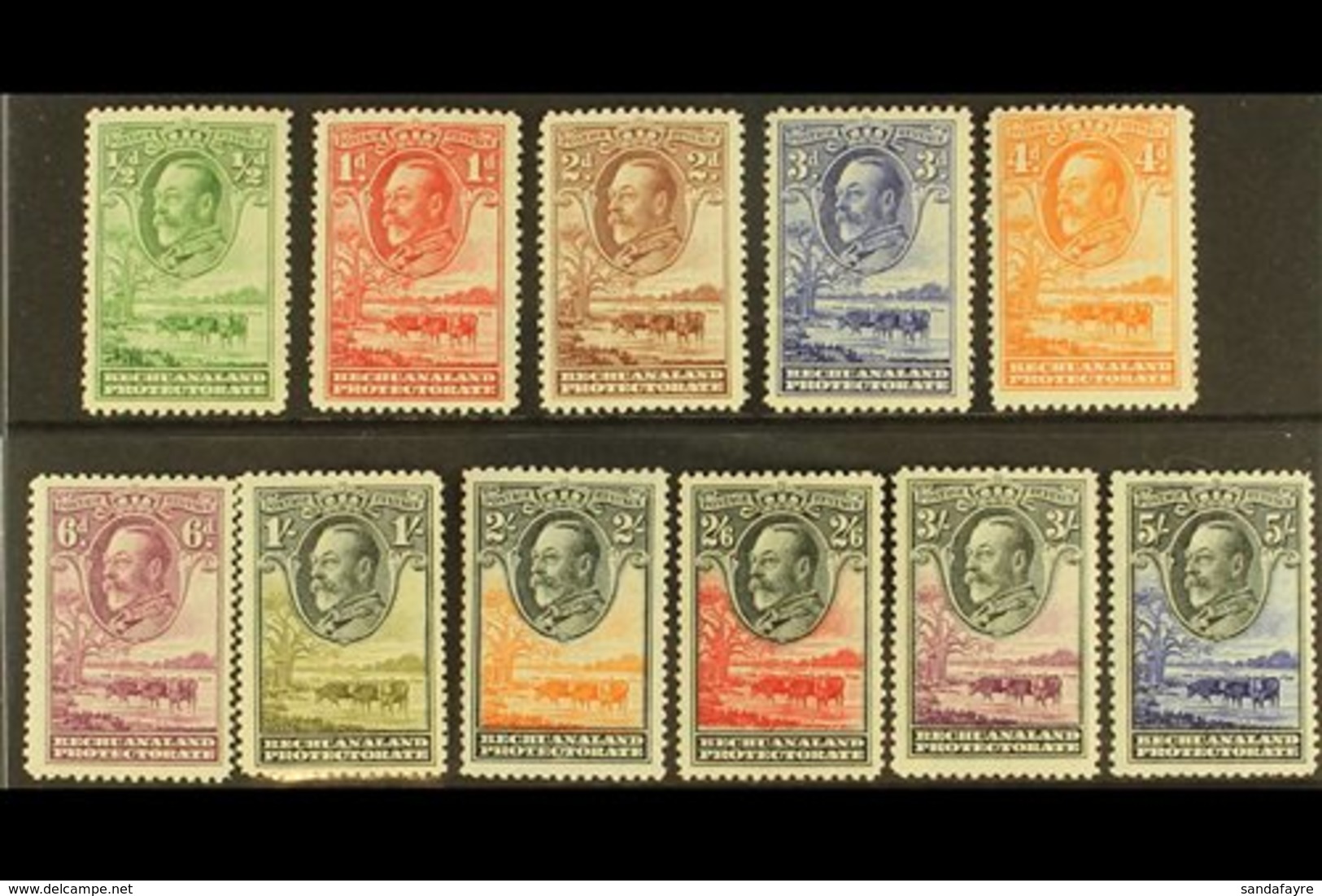 1932 KGV "Boabab Tree" Definitive Set To 5s, SG 99/109, Very Fine Mint (11 Stamps) For More Images, Please Visit Http:// - Andere & Zonder Classificatie