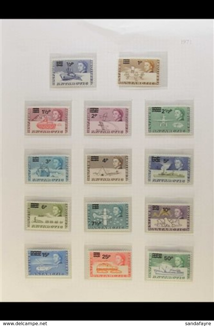 1971-95 FINE NEVER HINGED MINT COLLECTION On Pages Incl. 1971 Surcharges Set, 1971 Treaty Set, 1973 Most To £1, 1975-81  - Otros & Sin Clasificación
